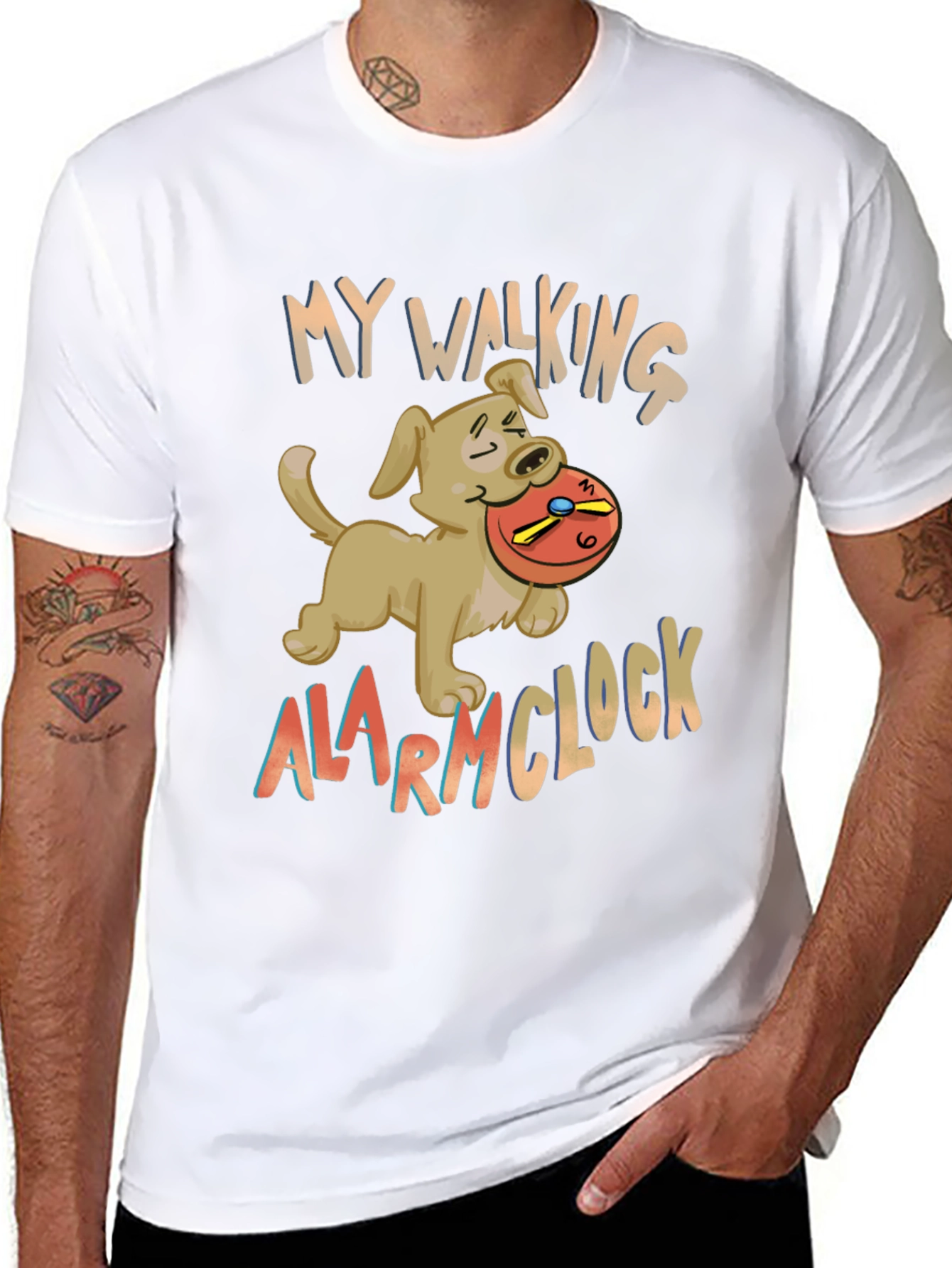 Walking Alarm Clock T-Shirt