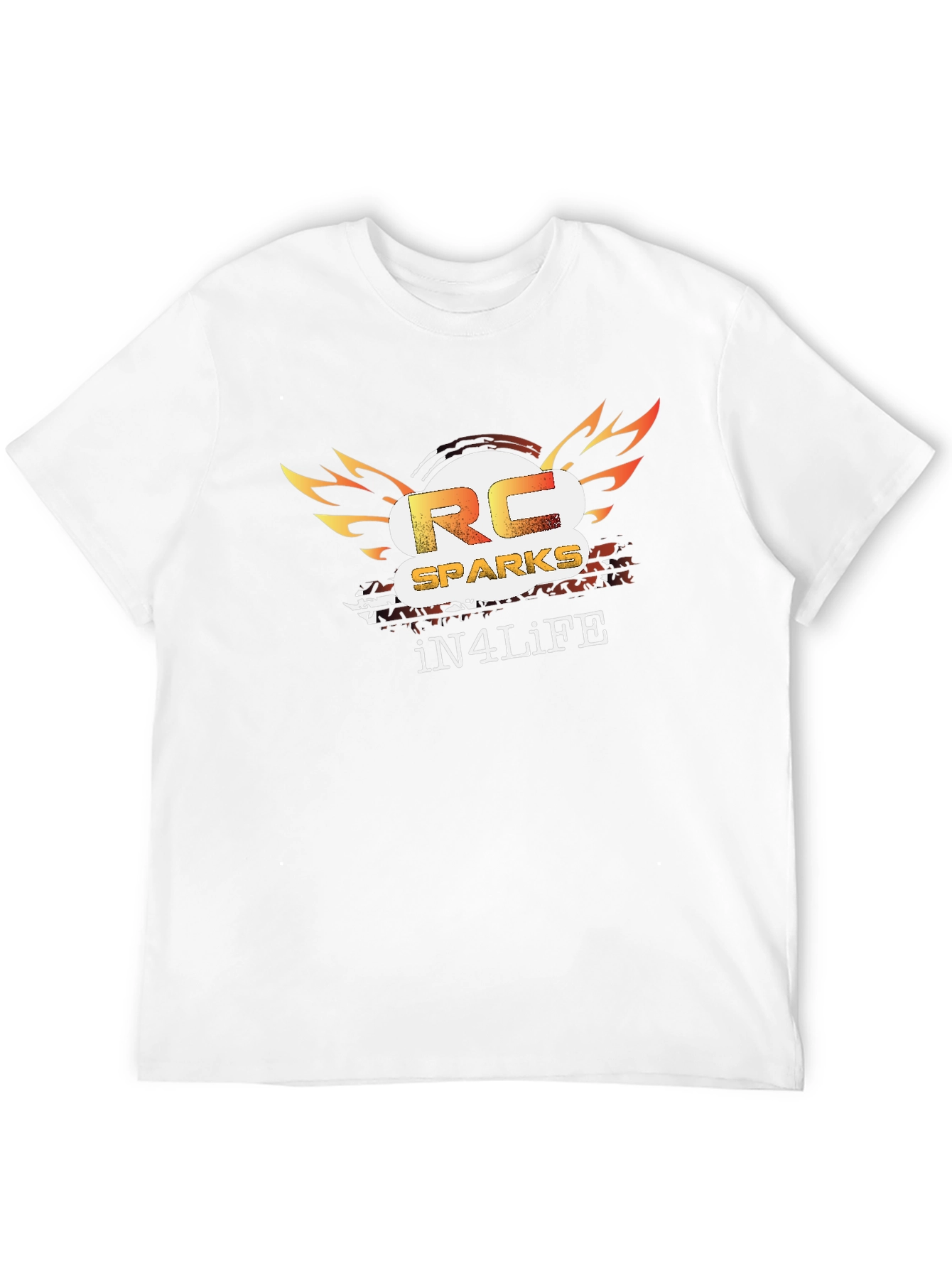 RC Sparks iN4LiFE Black Graphic Tee