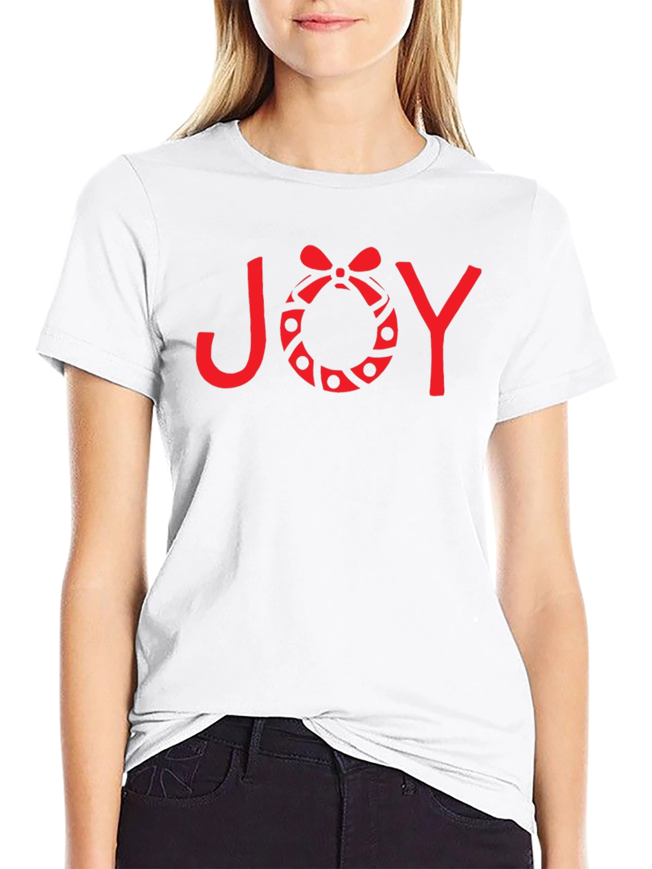 Festive Joy Graphic Tee - Holiday Season Apparel