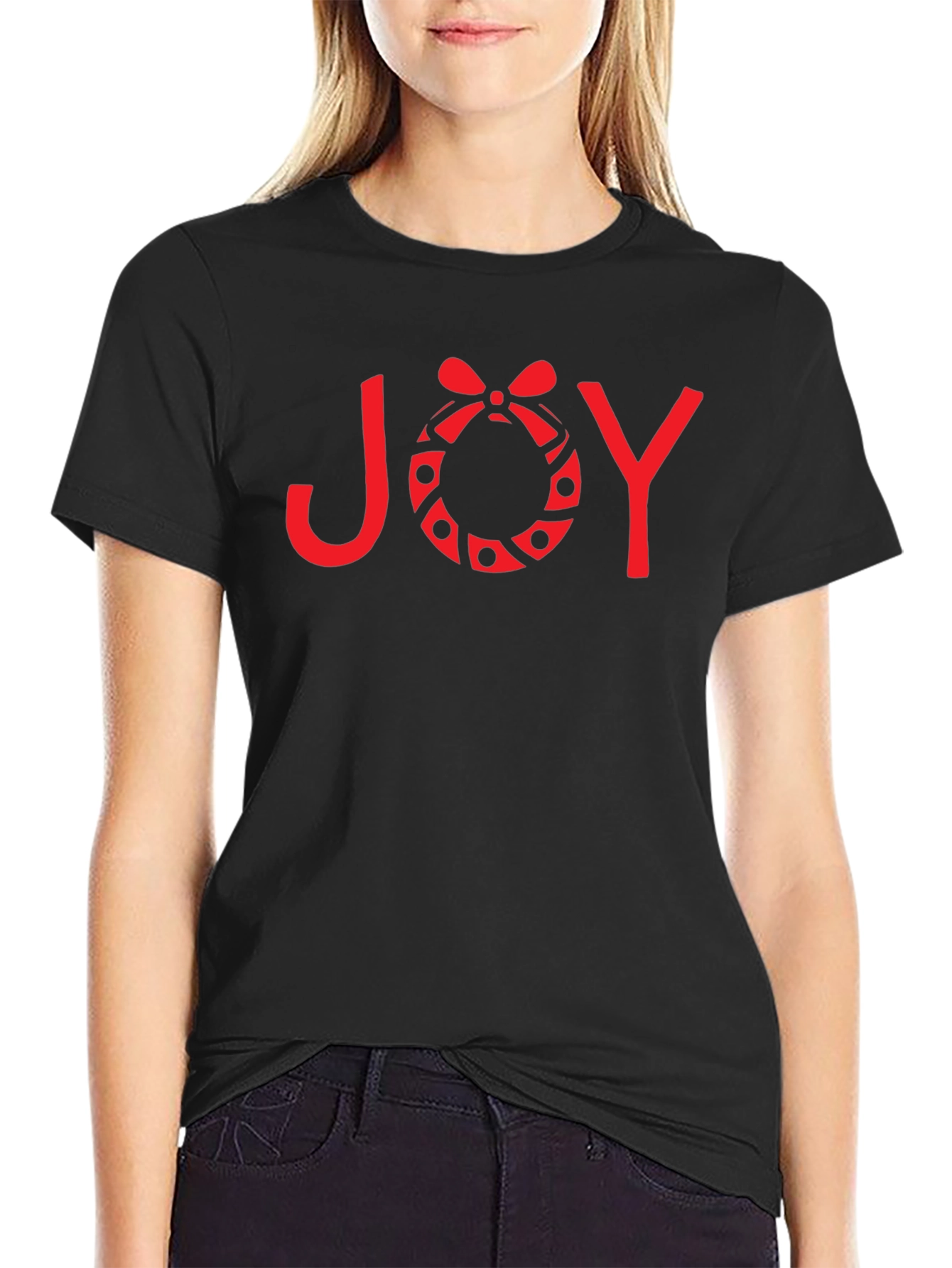 Festive Joy Graphic Tee - Holiday Season Apparel