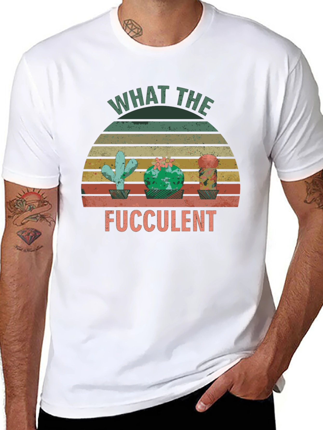 What the Fucculent Cactus T-Shirt