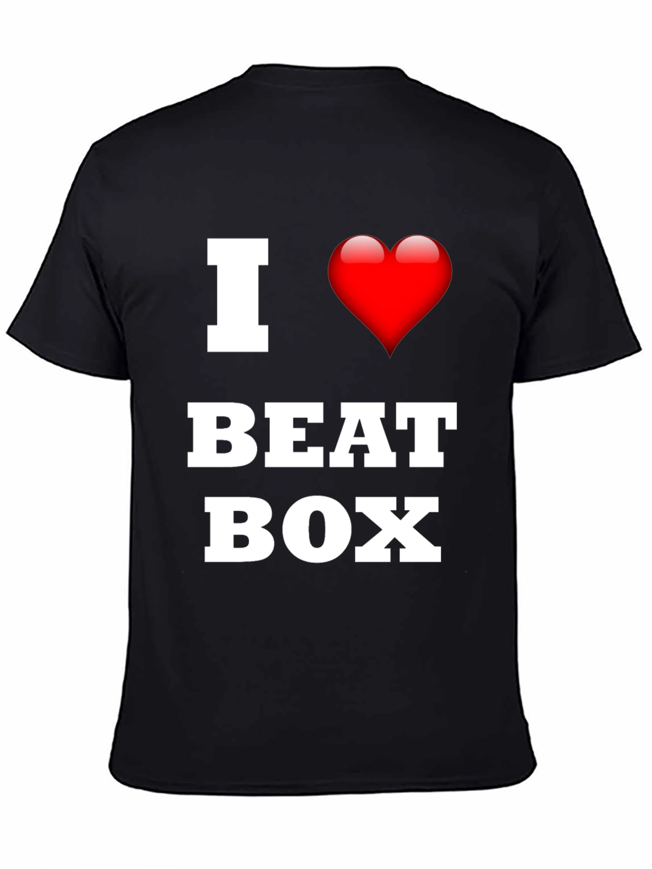 I Love Beat Box Black T-Shirt