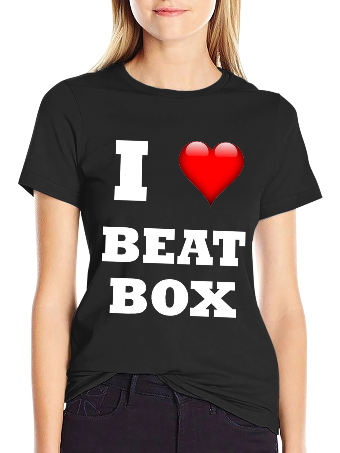 I Love Beat Box Black T-Shirt