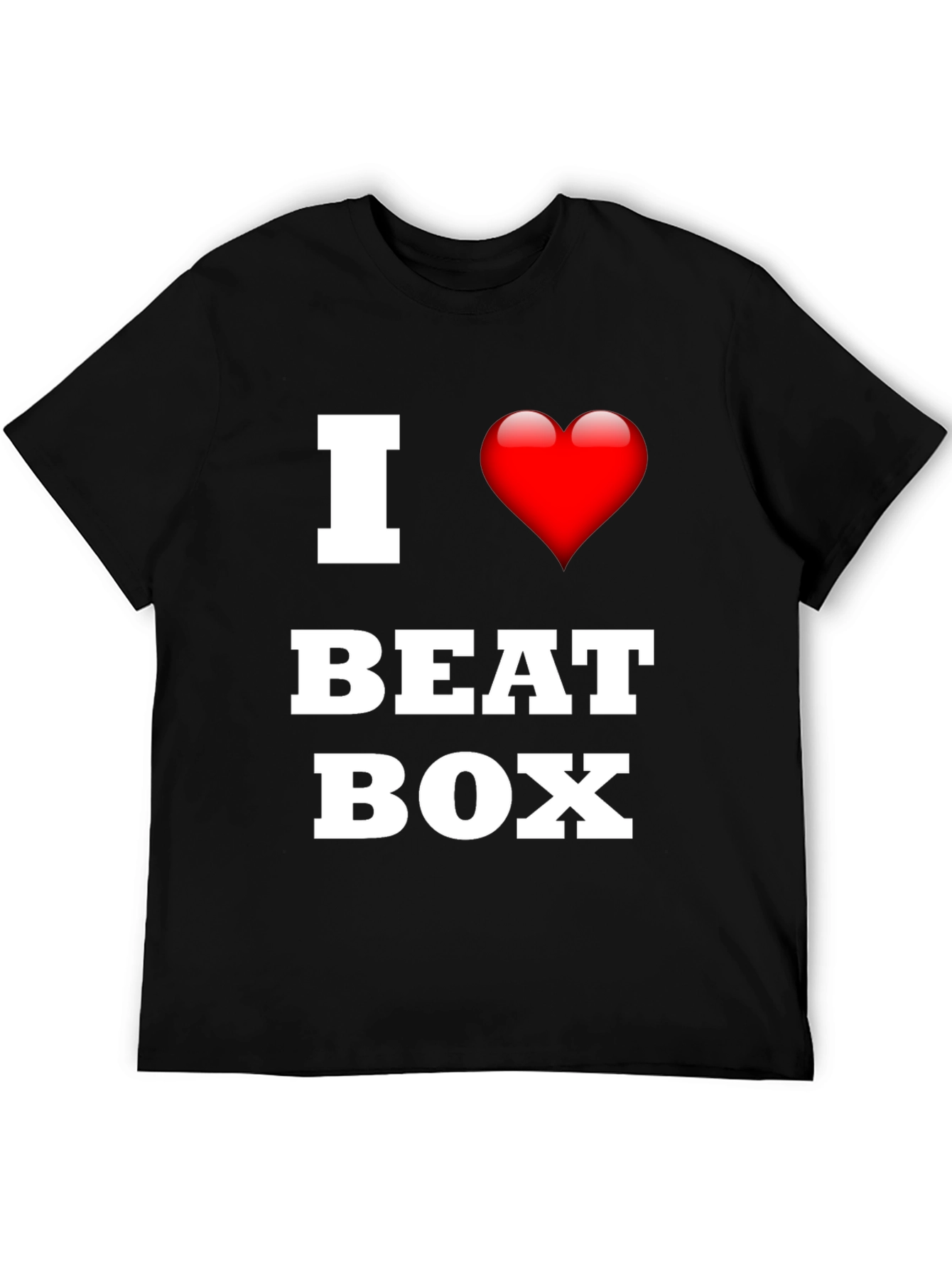 I Love Beat Box Black T-Shirt