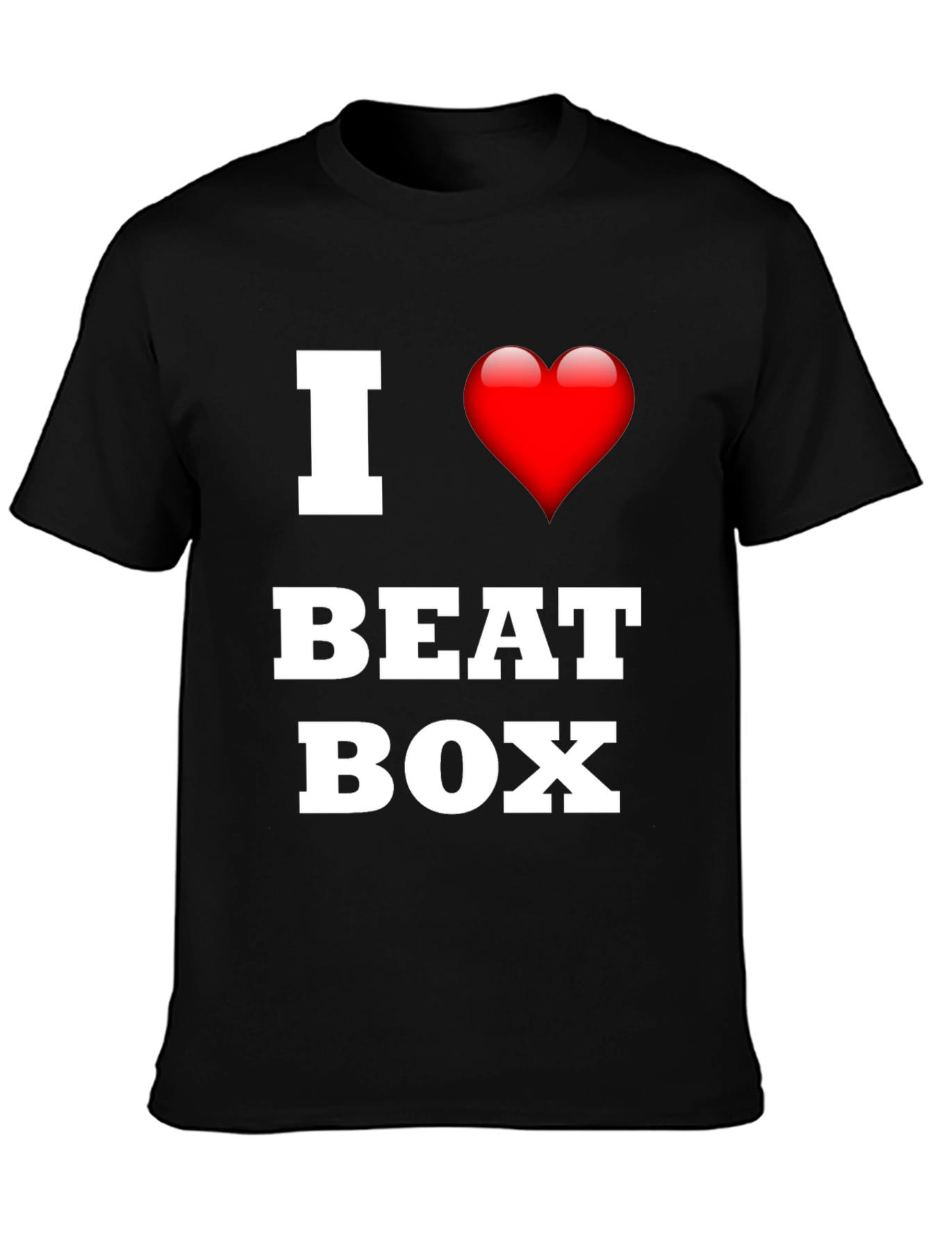 I Love Beat Box Black T-Shirt