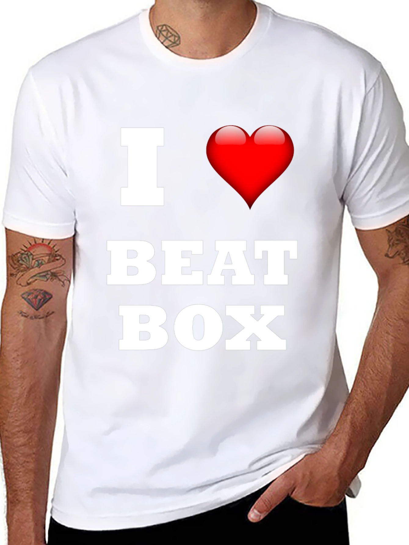 I Love Beat Box Black T-Shirt