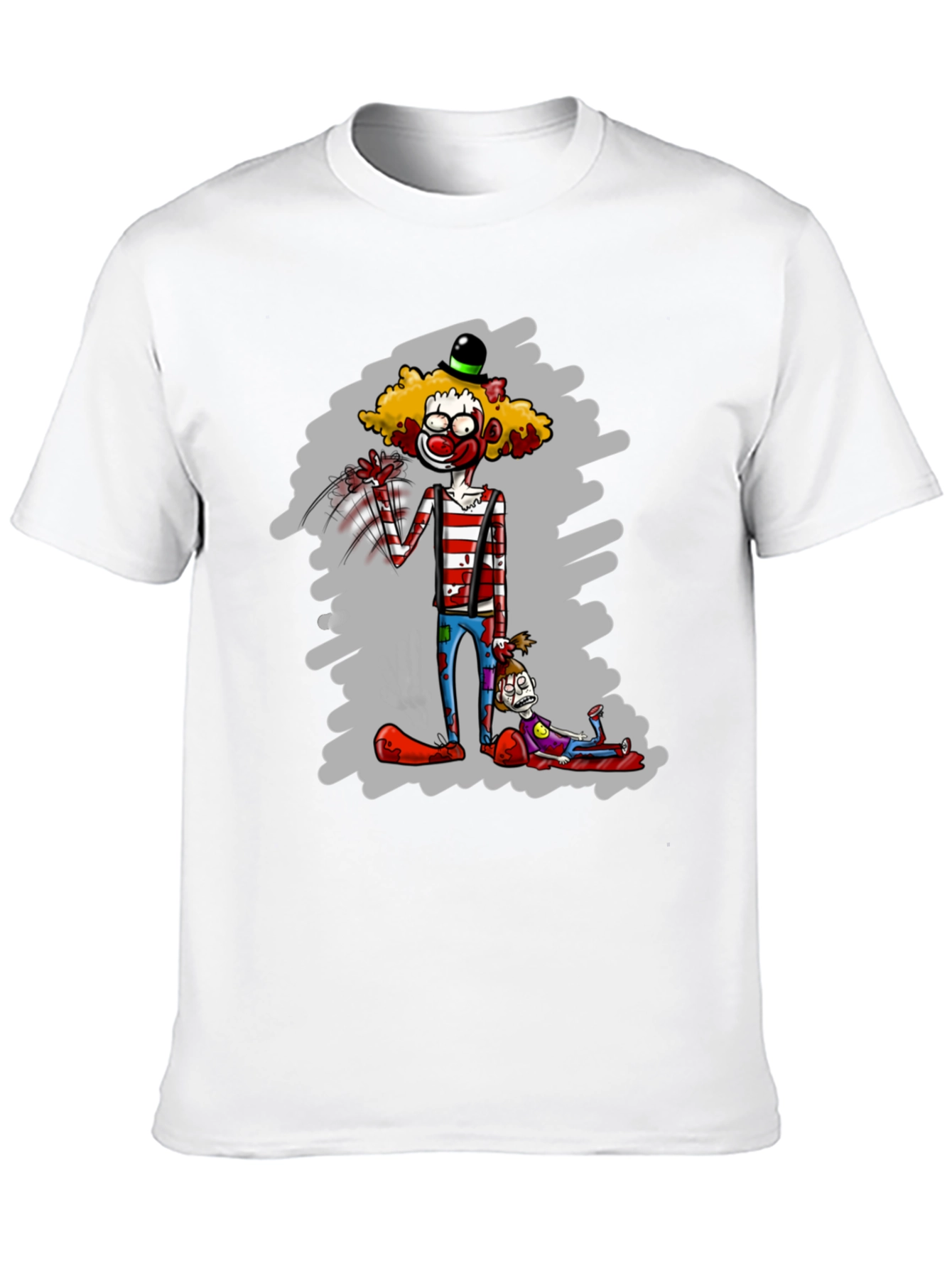 Creepy Clown T-Shirt - Unique Graphic Tee