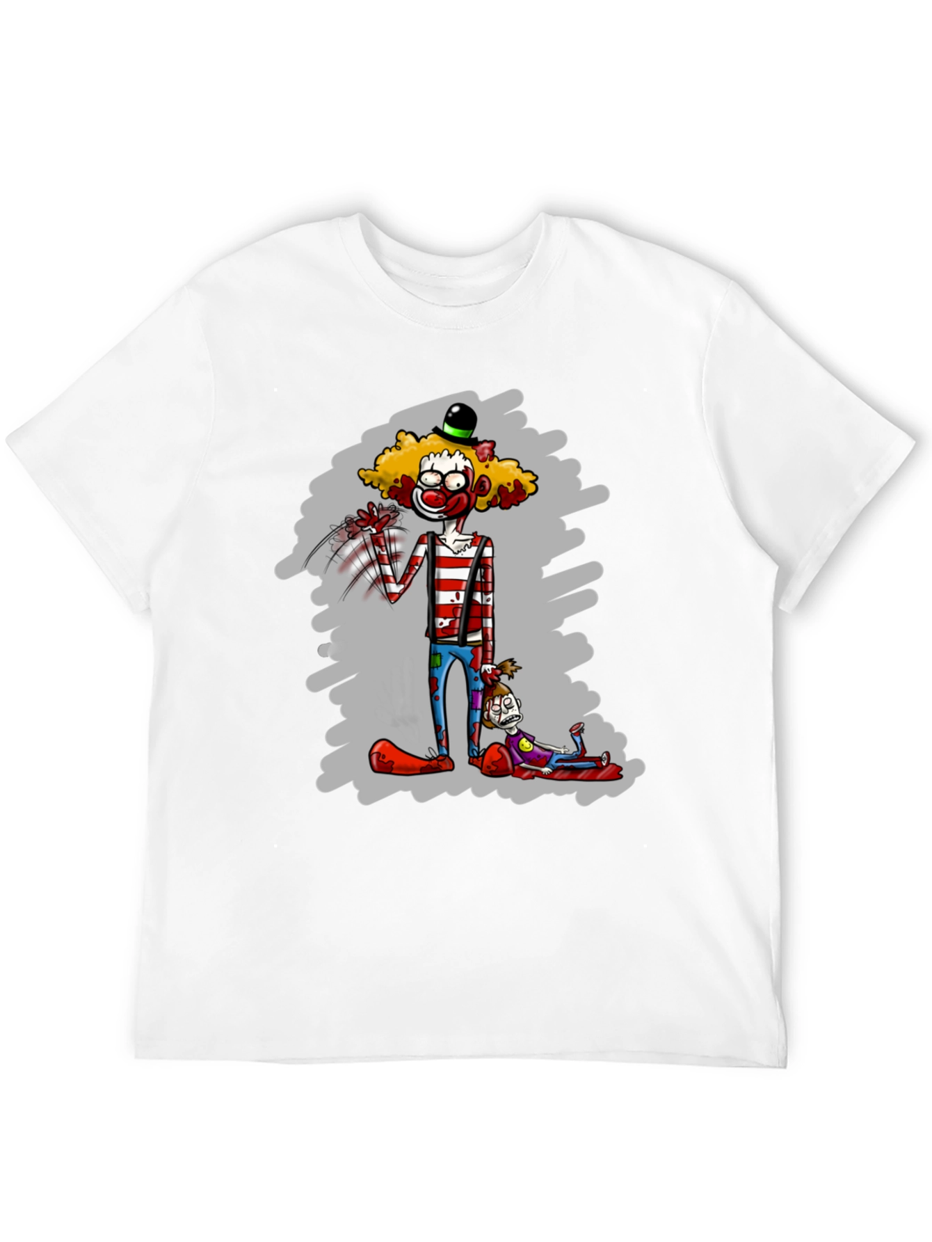Creepy Clown T-Shirt - Unique Graphic Tee
