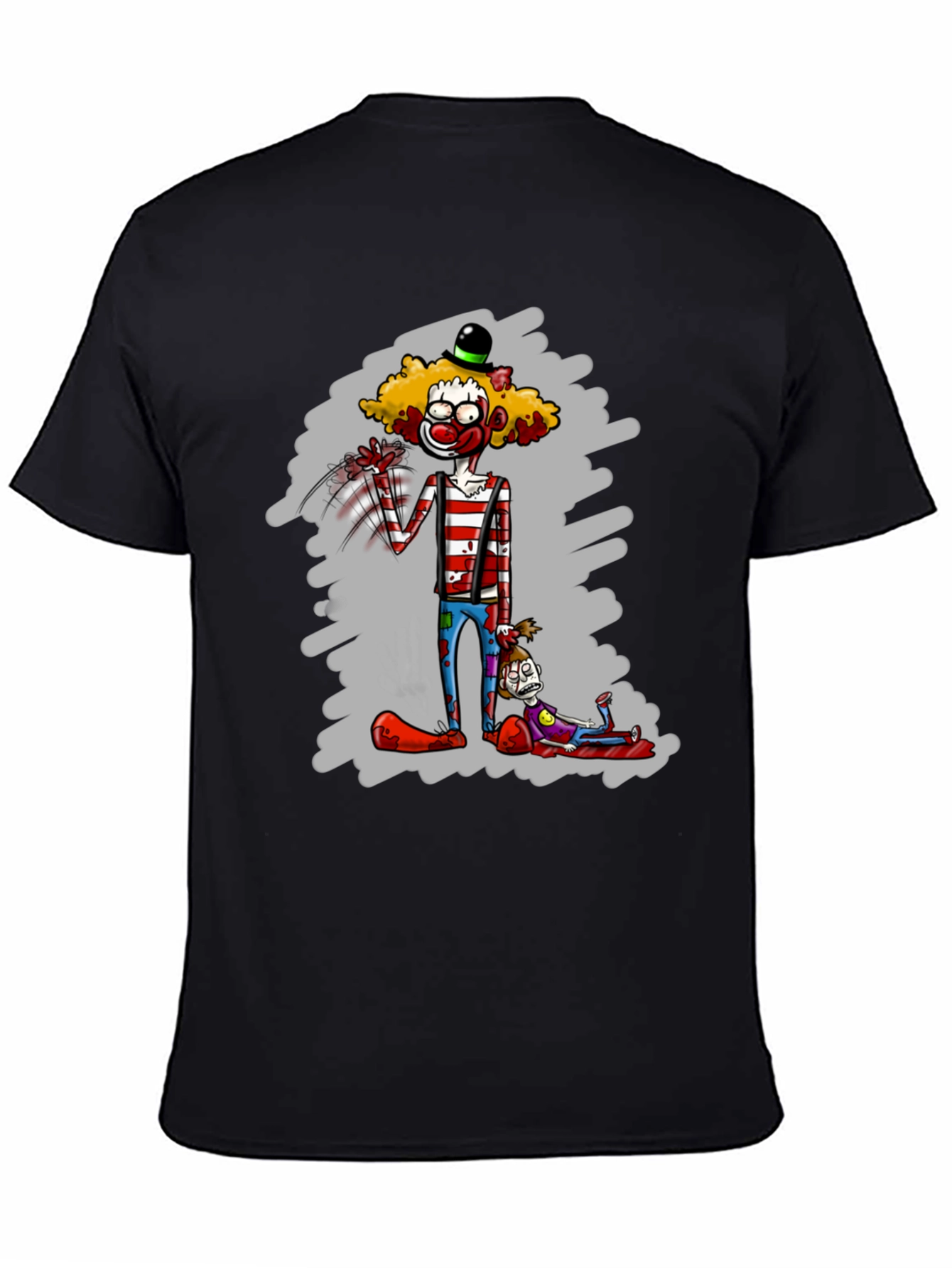 Creepy Clown T-Shirt - Unique Graphic Tee