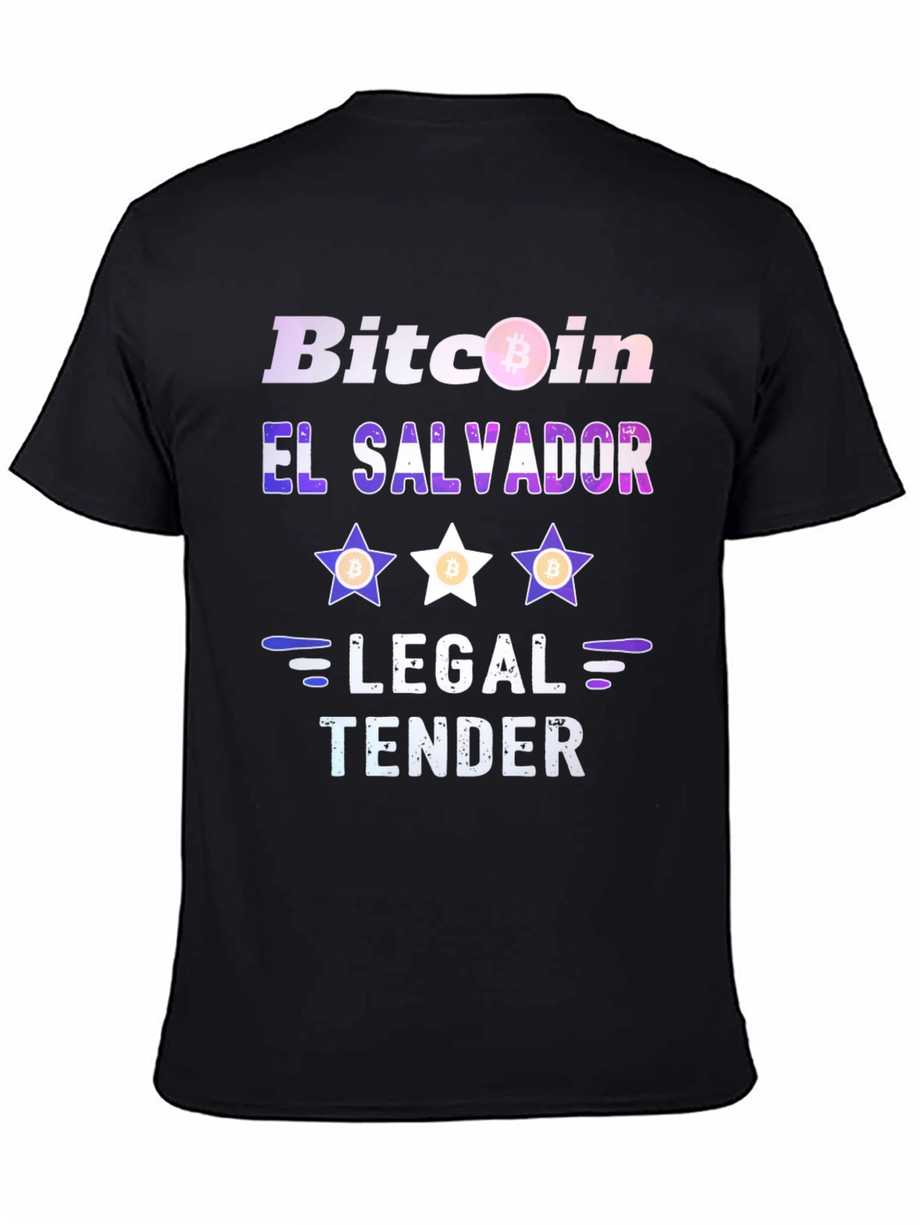 Bitcoin El Salvador Legal Tender Graphic Tee