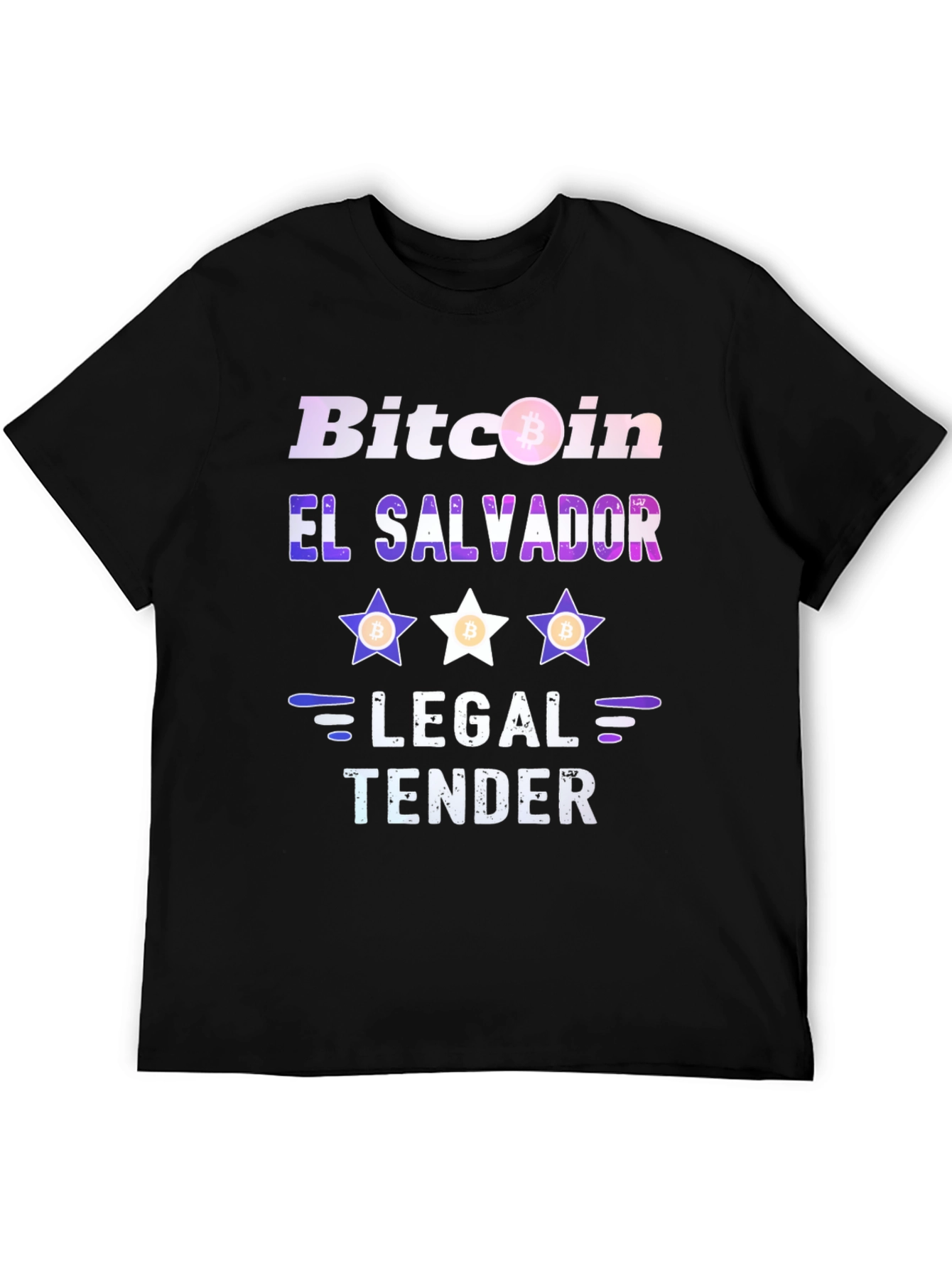 Bitcoin El Salvador Legal Tender Graphic Tee