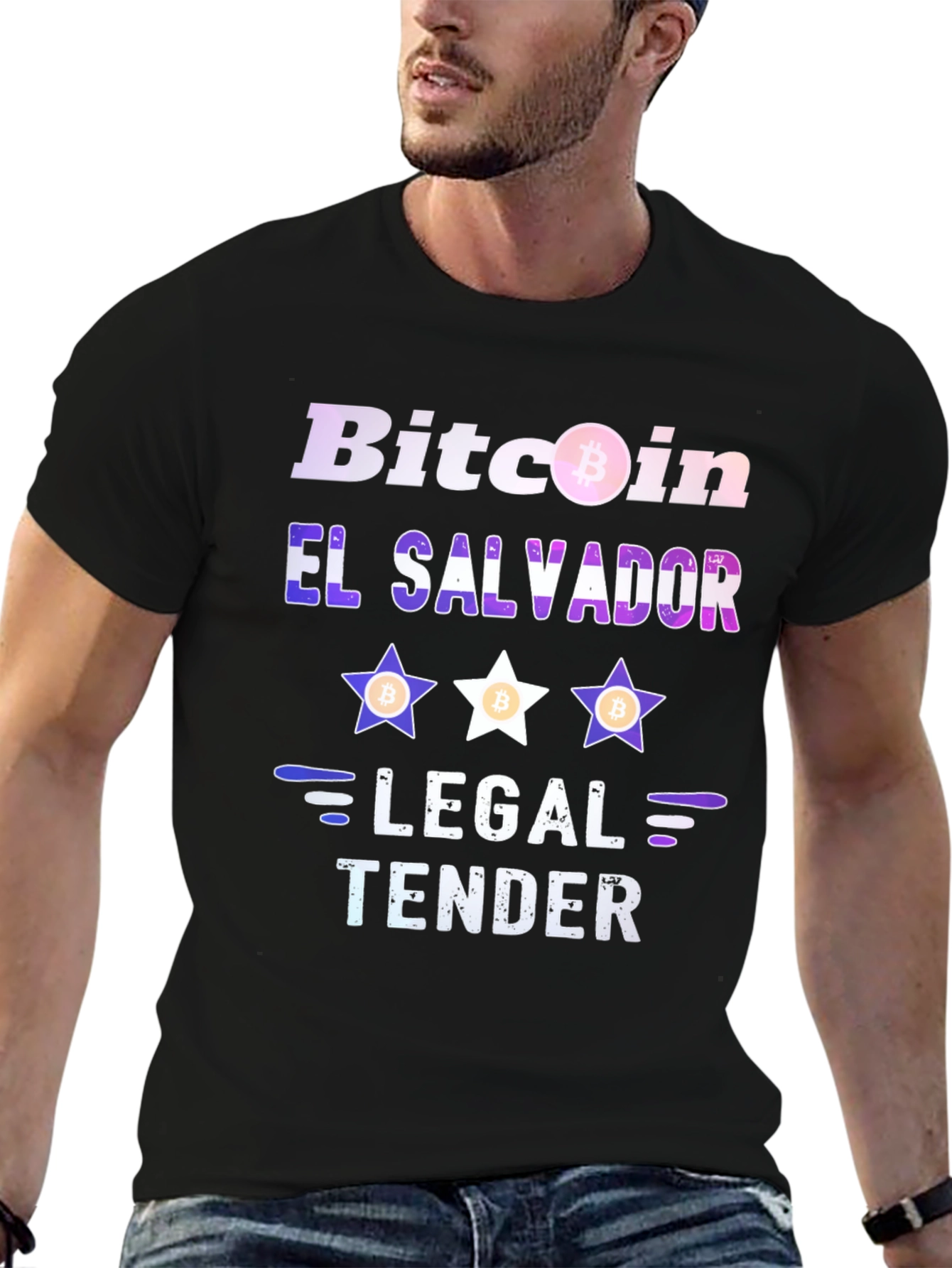 Bitcoin El Salvador Legal Tender Graphic Tee
