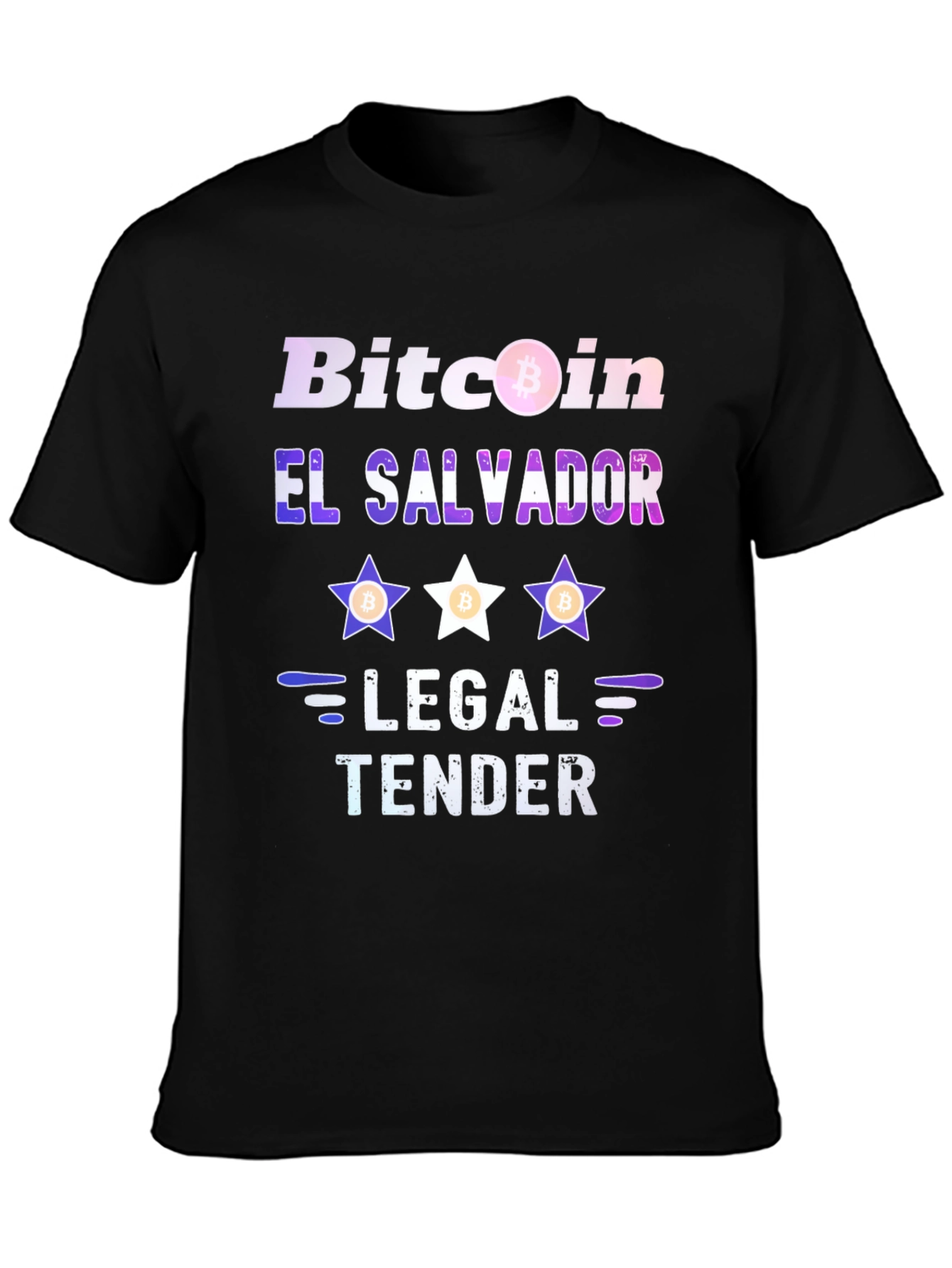 Bitcoin El Salvador Legal Tender Graphic Tee