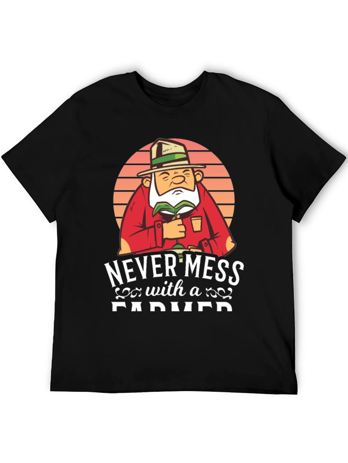 Never Mess With A Farmer Graphic Tee