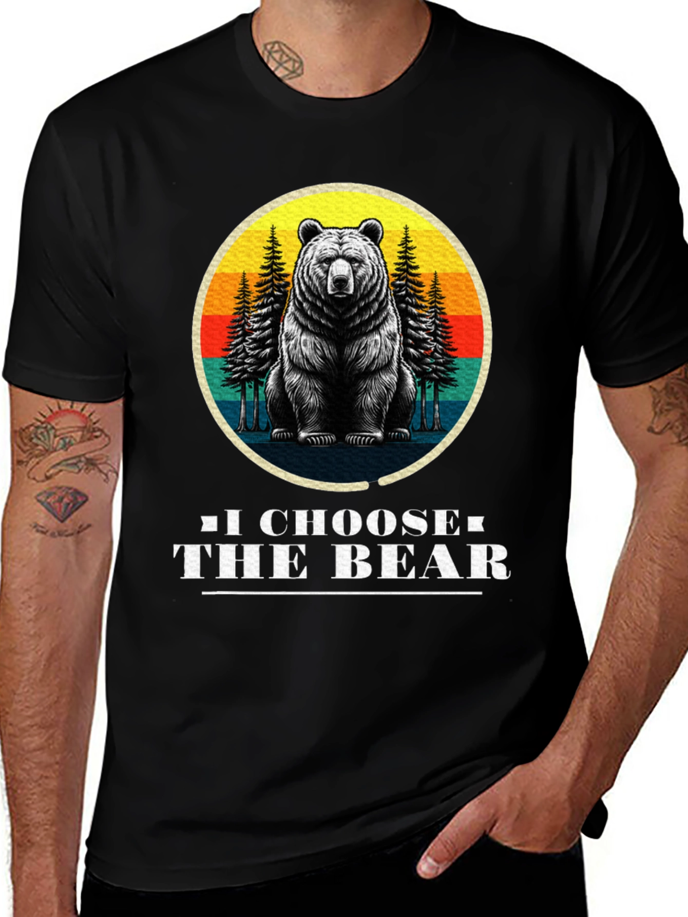 I Choose the Bear Graphic Tee