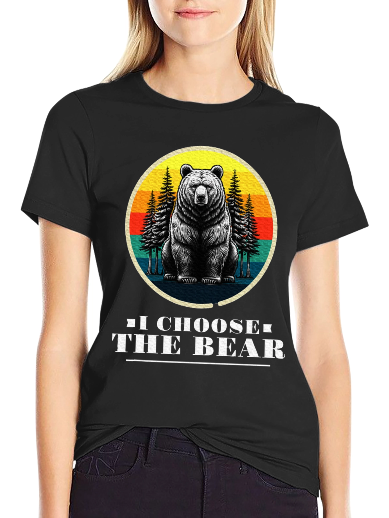 I Choose the Bear Graphic Tee