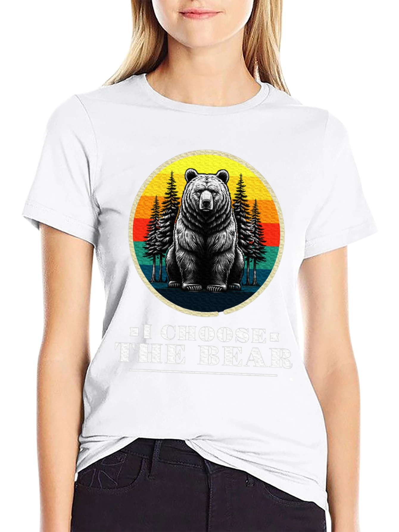 I Choose the Bear Graphic Tee