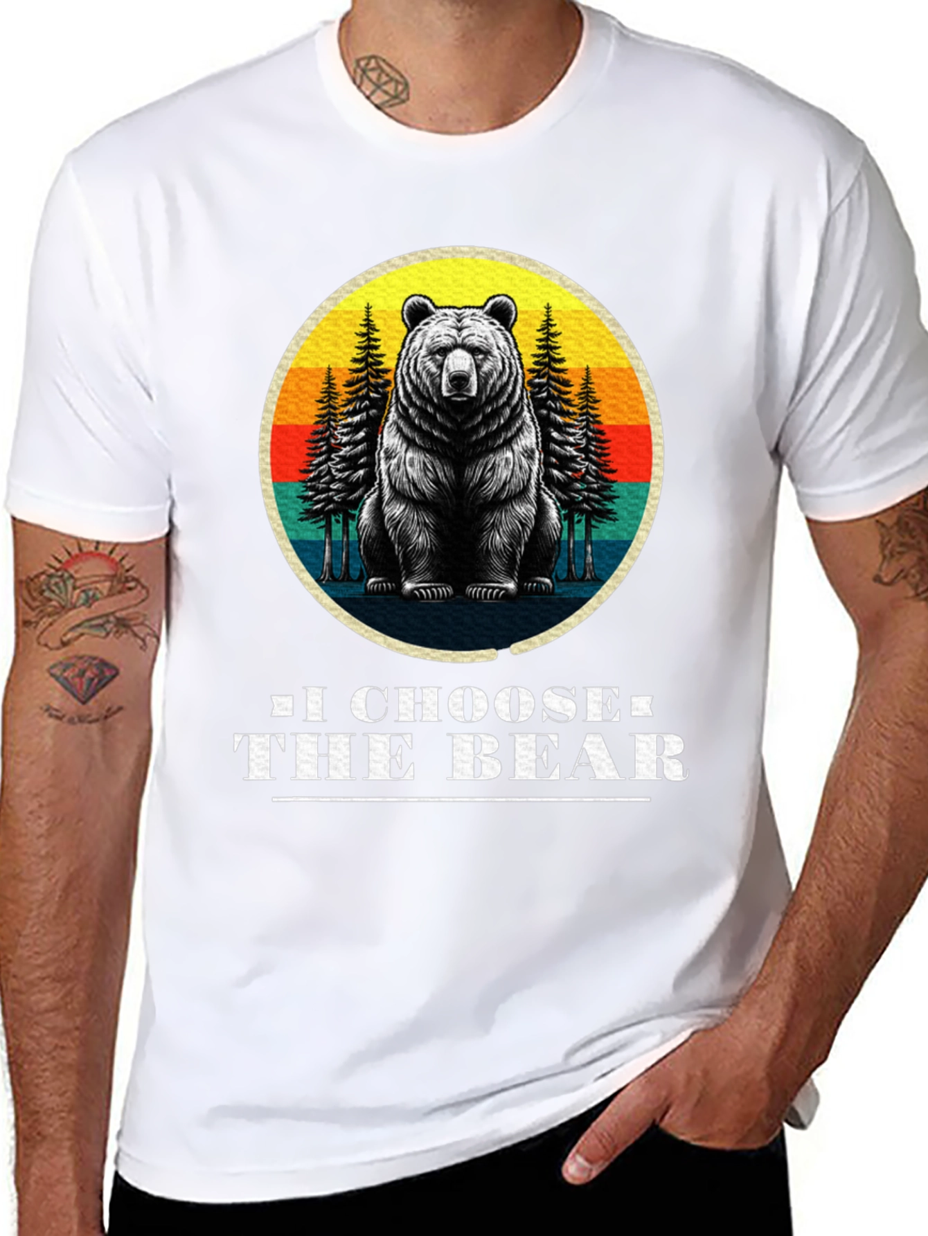 I Choose the Bear Graphic Tee