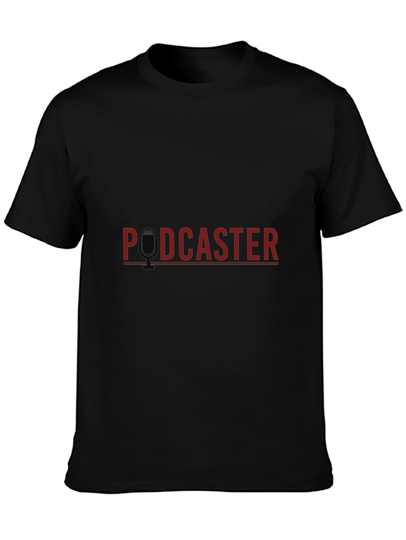 Podcaster Graphic Tee - Black