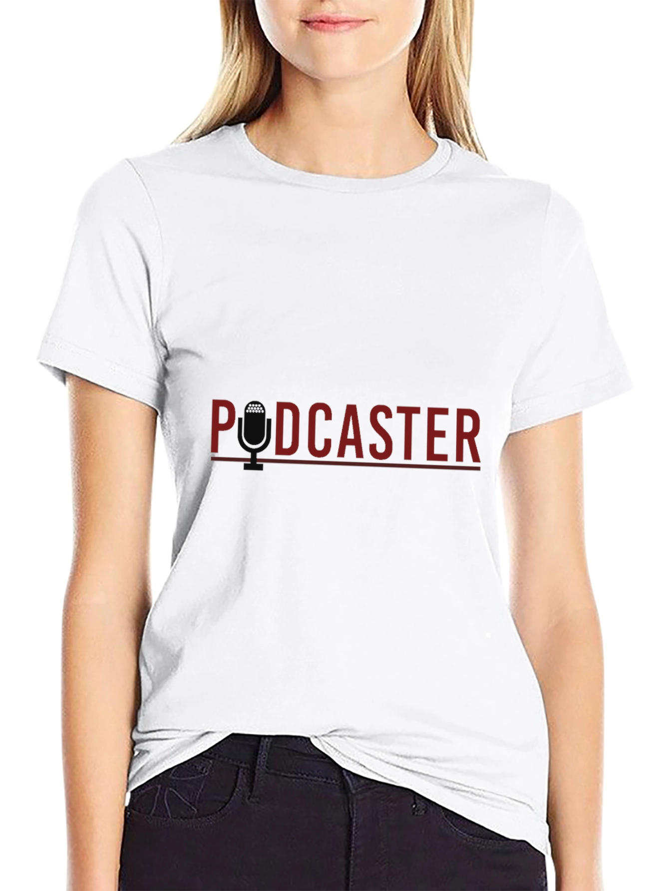 Podcaster Graphic Tee - Black