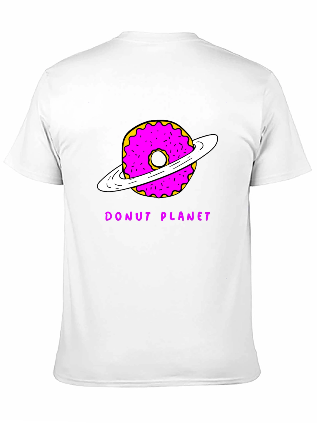 Donut Planet Graphic T-Shirt - Unique Space Tee