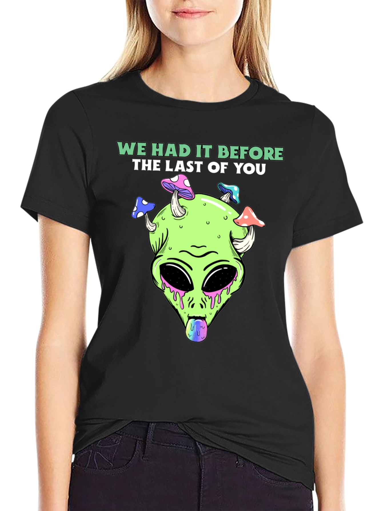 Trippy Alien Head T-Shirt