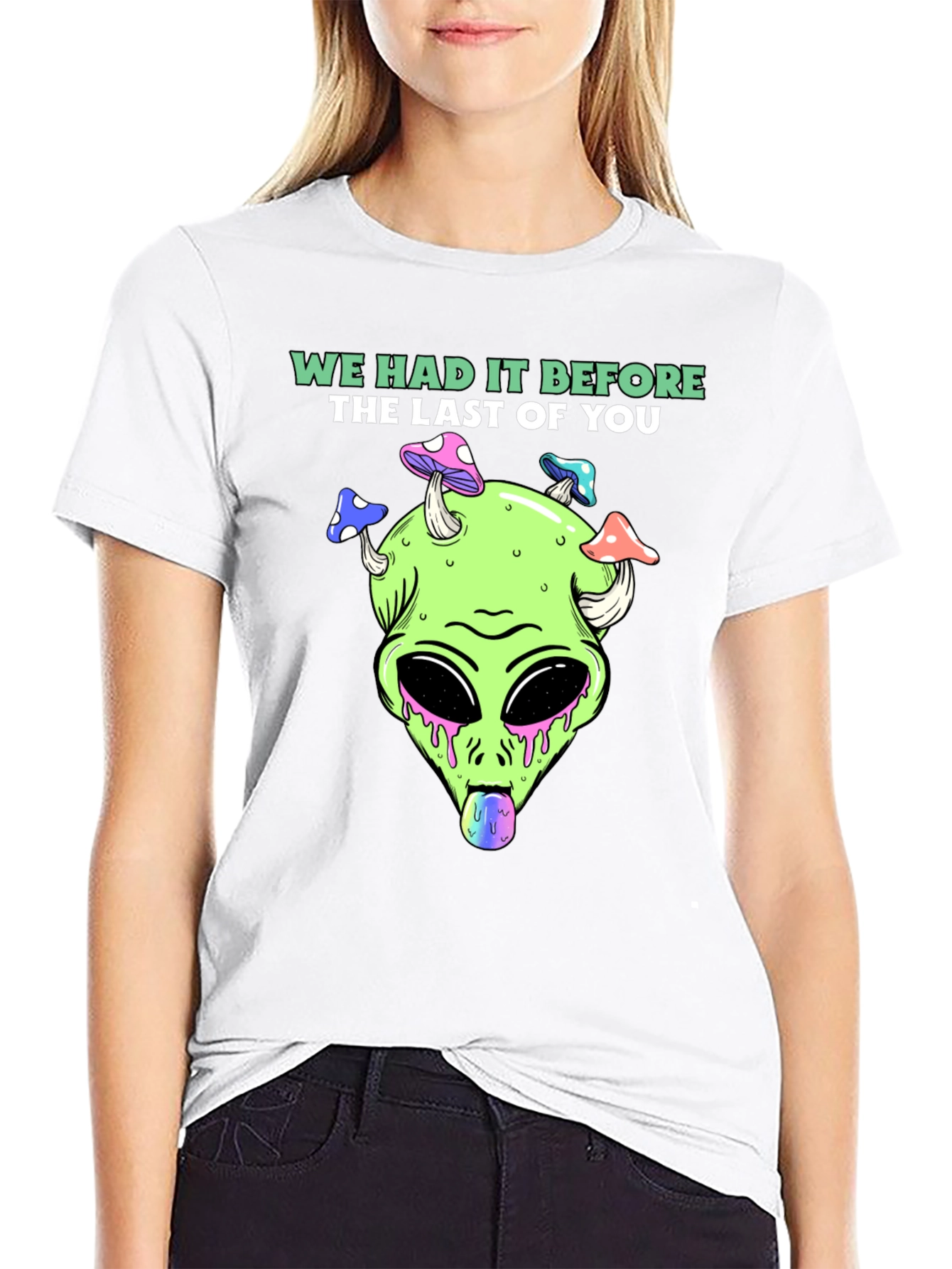 Trippy Alien Head T-Shirt