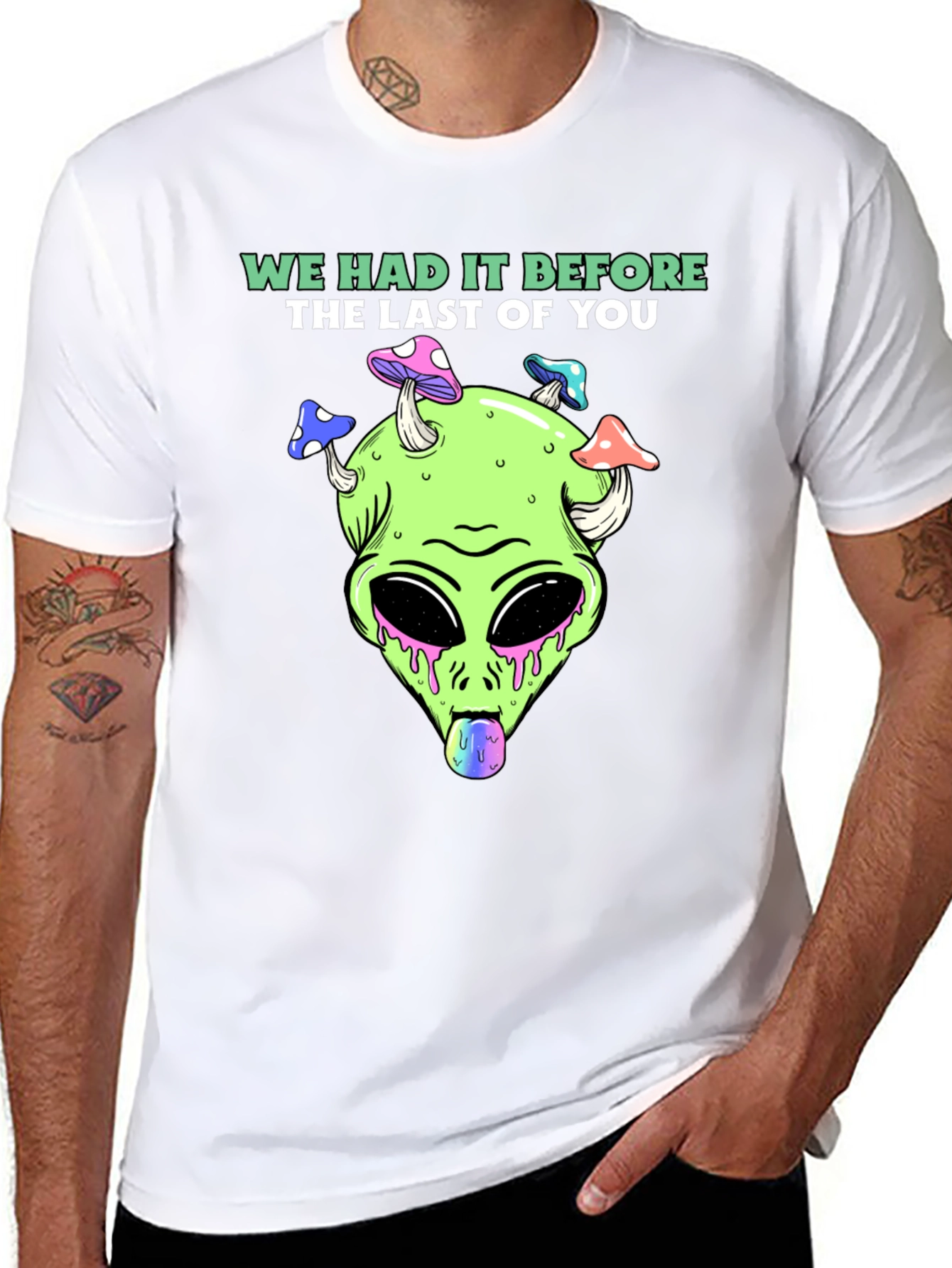 Trippy Alien Head T-Shirt