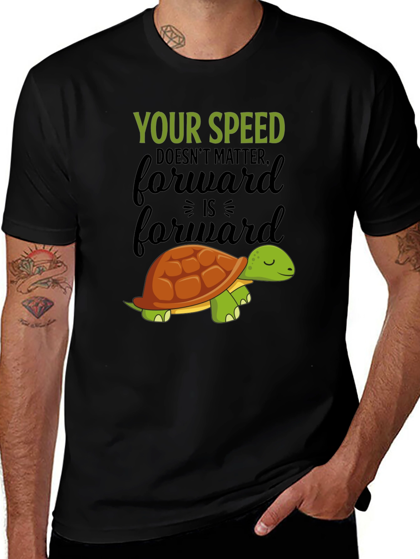 Turtle Speed T-Shirt: Forward is Forward