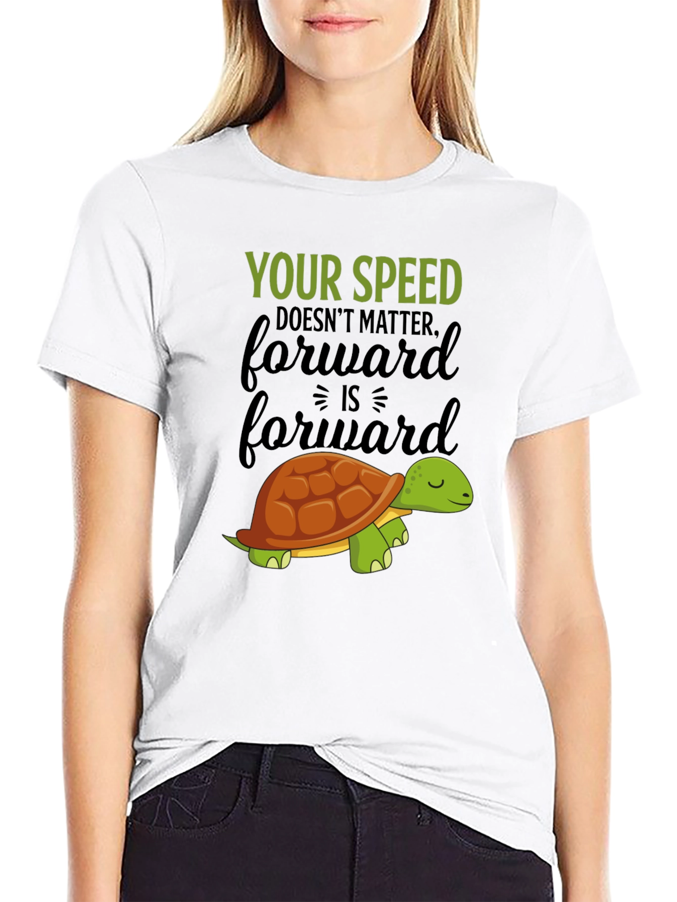 Turtle Speed T-Shirt: Forward is Forward