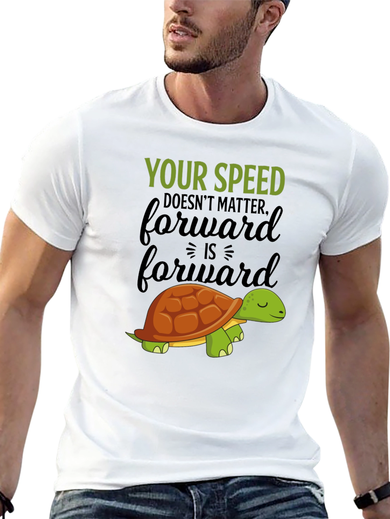 Turtle Speed T-Shirt: Forward is Forward