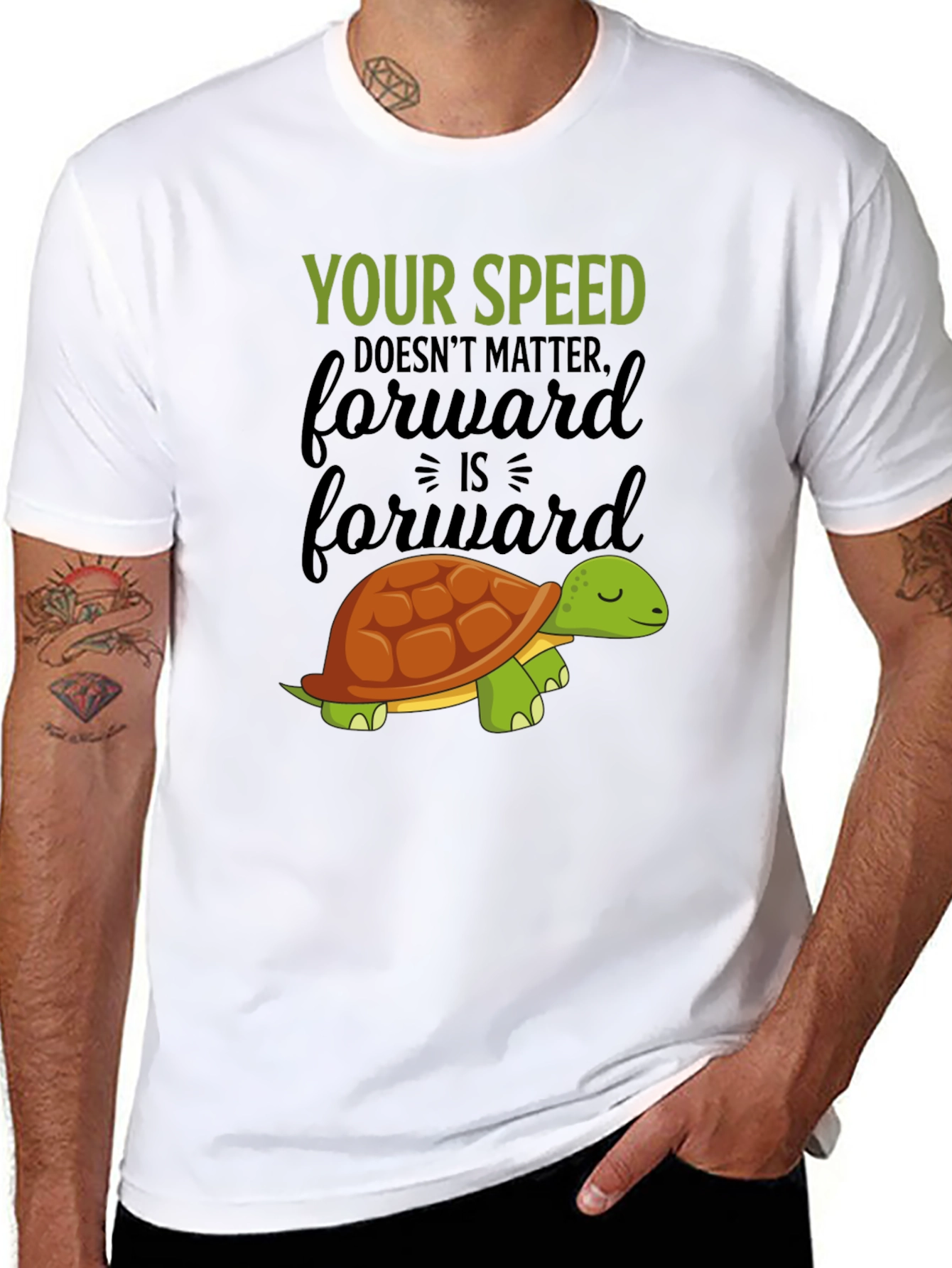 Turtle Speed T-Shirt: Forward is Forward