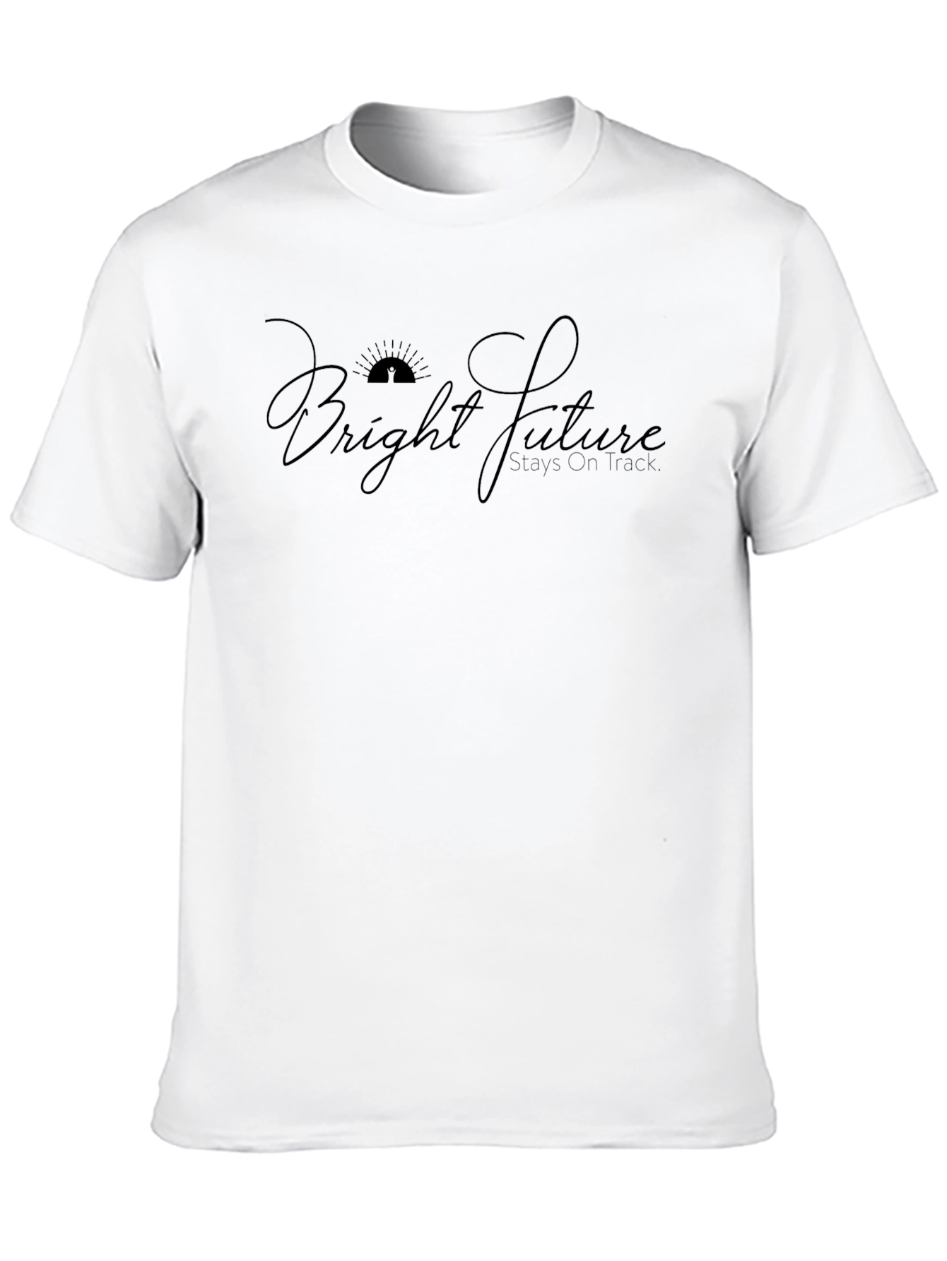 Bright Future Black Graphic T-Shirt