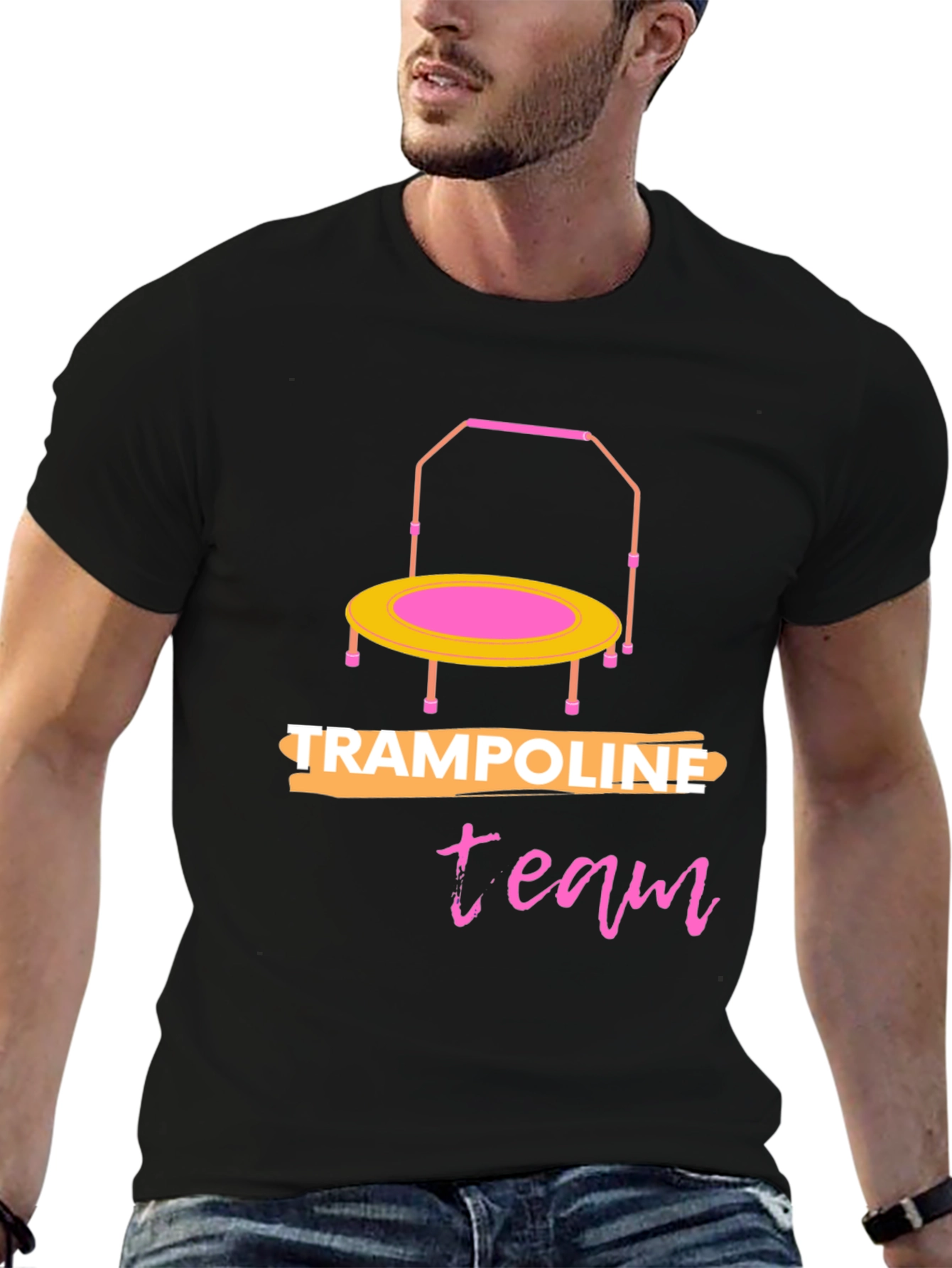 Trampoline Team Black T-Shirt