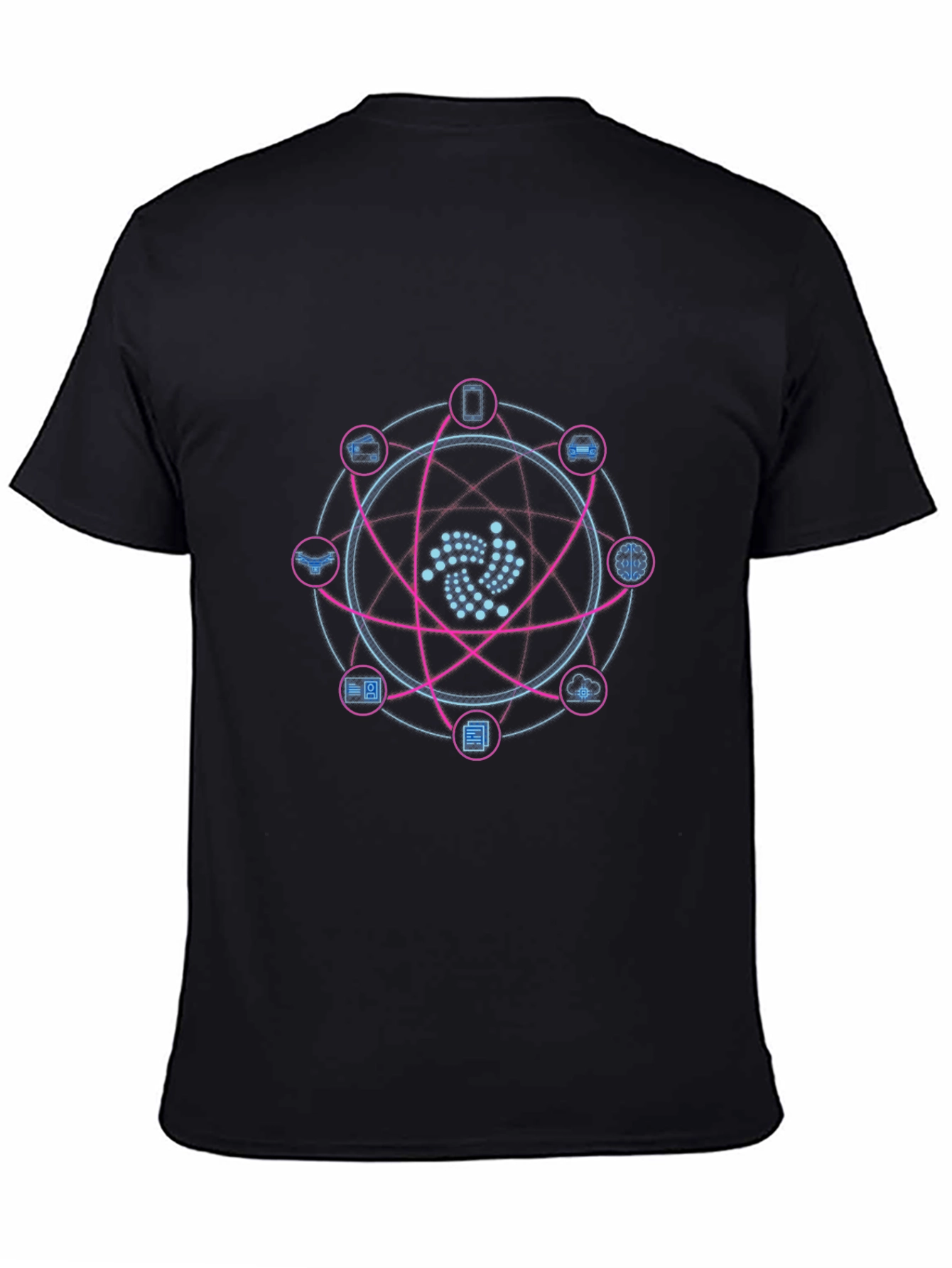 IOTA Crypto T-Shirt - Black Graphic Tee