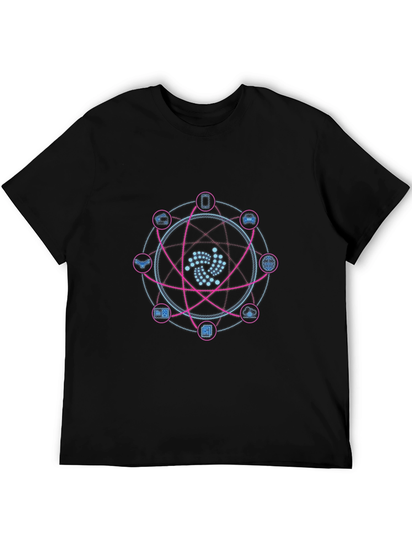 IOTA Crypto T-Shirt - Black Graphic Tee