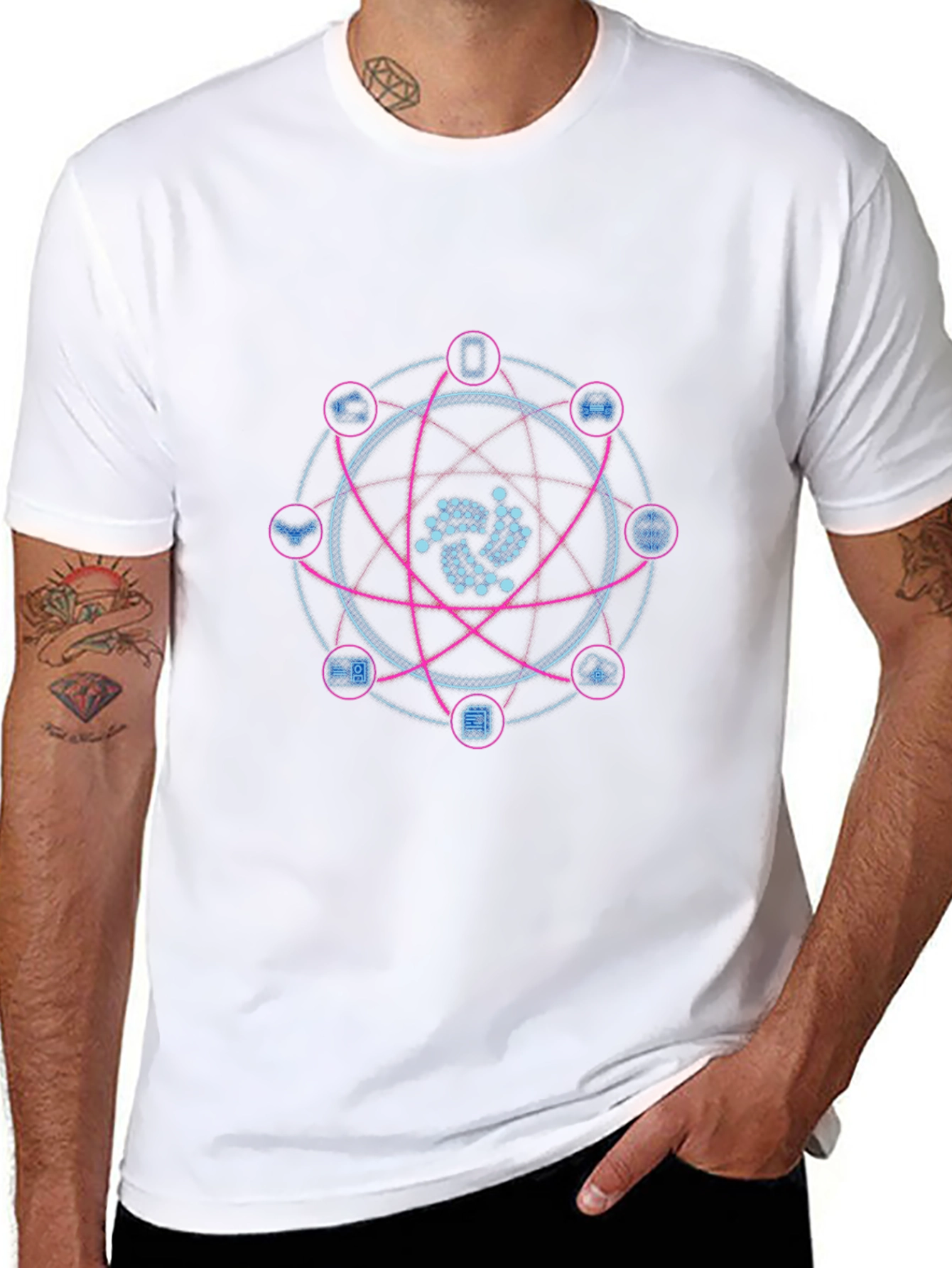 IOTA Crypto T-Shirt - Black Graphic Tee