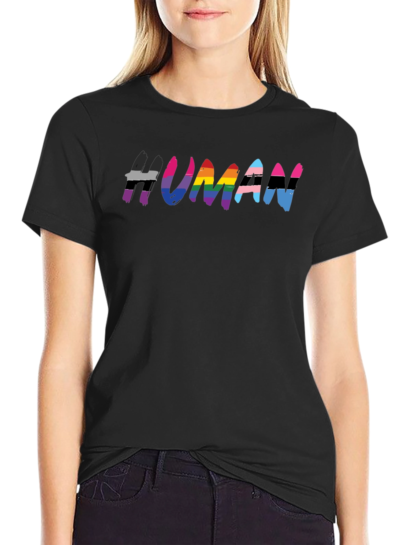 Pride HUMAN T-Shirt - LGBTQ+ Ally Tee