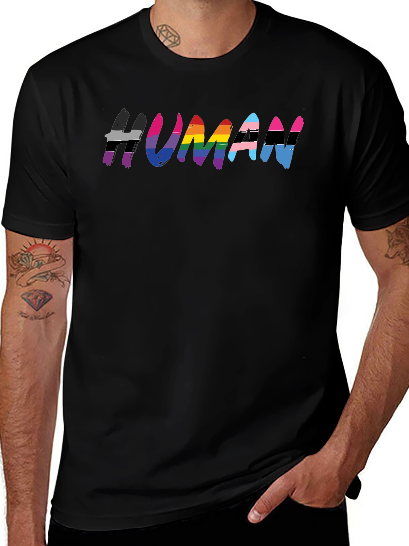 Pride HUMAN T-Shirt - LGBTQ+ Ally Tee