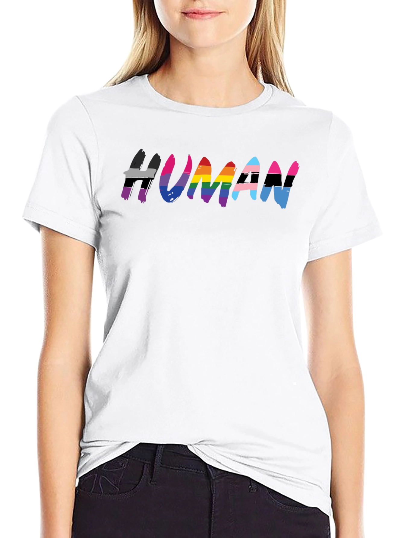 Pride HUMAN T-Shirt - LGBTQ+ Ally Tee