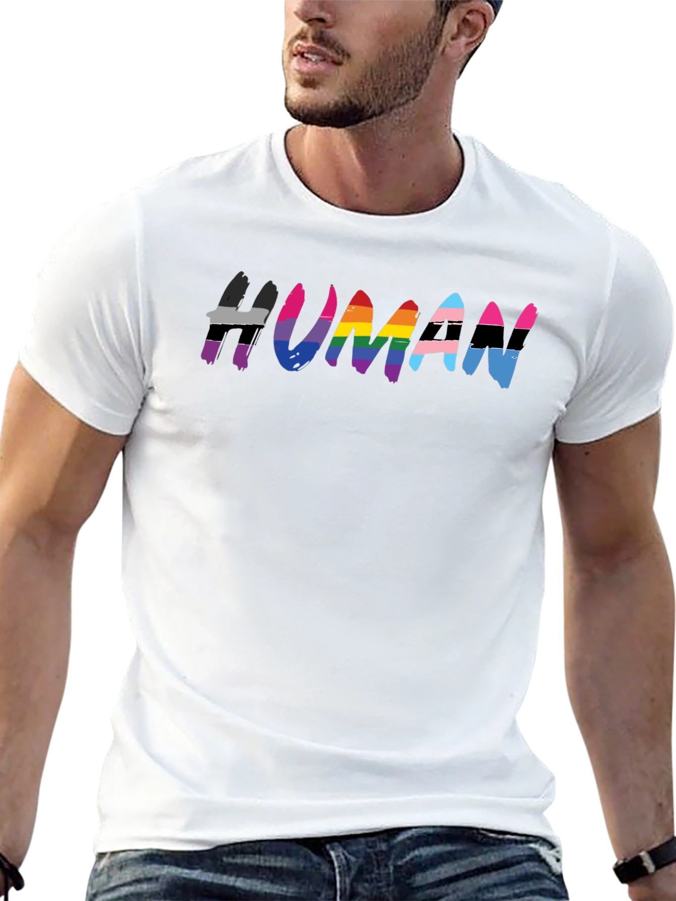 Pride HUMAN T-Shirt - LGBTQ+ Ally Tee