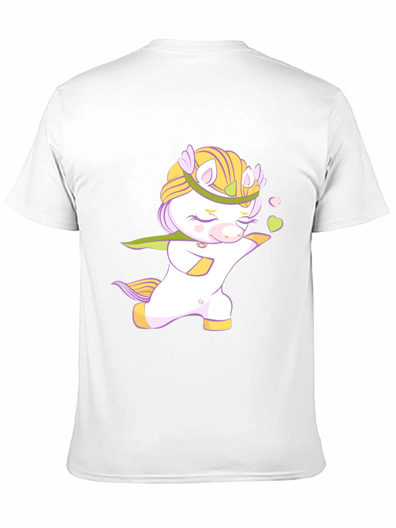 Cute Unicorn Graphic Black T-Shirt