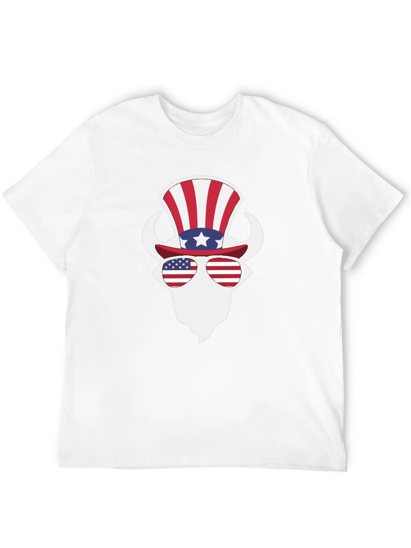Patriotic Buffalo T-Shirt - American Pride