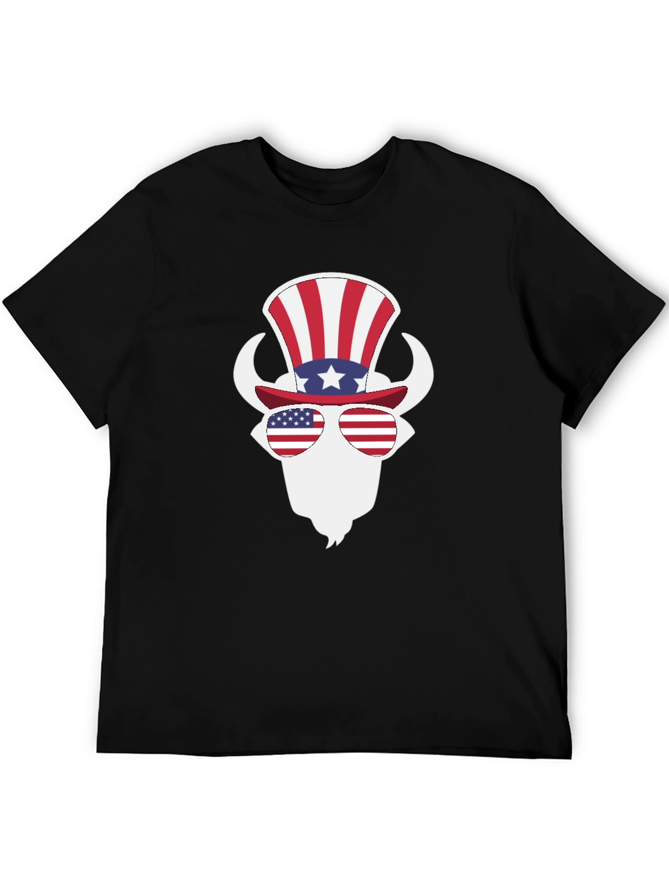 Patriotic Buffalo T-Shirt - American Pride
