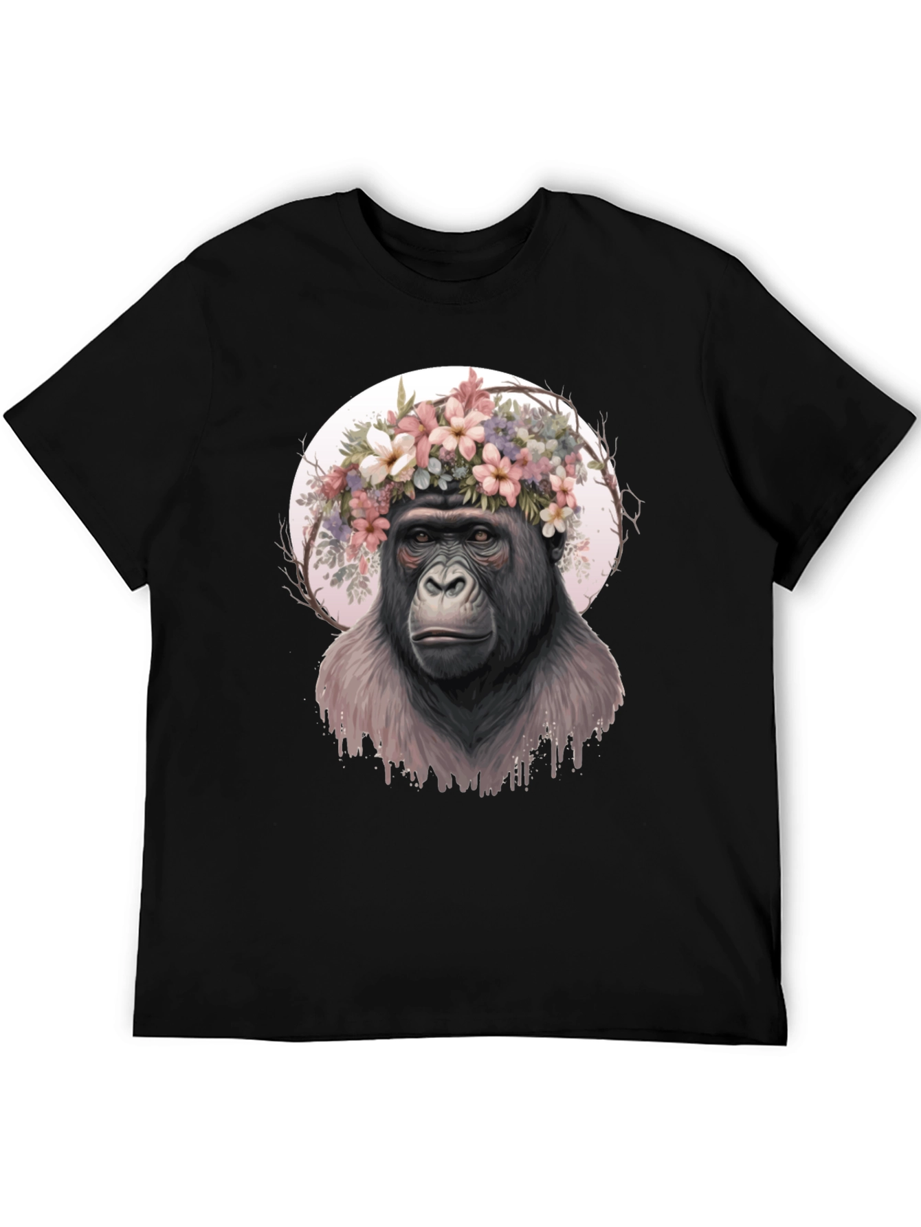 Gorilla Flower Crown Graphic Tee