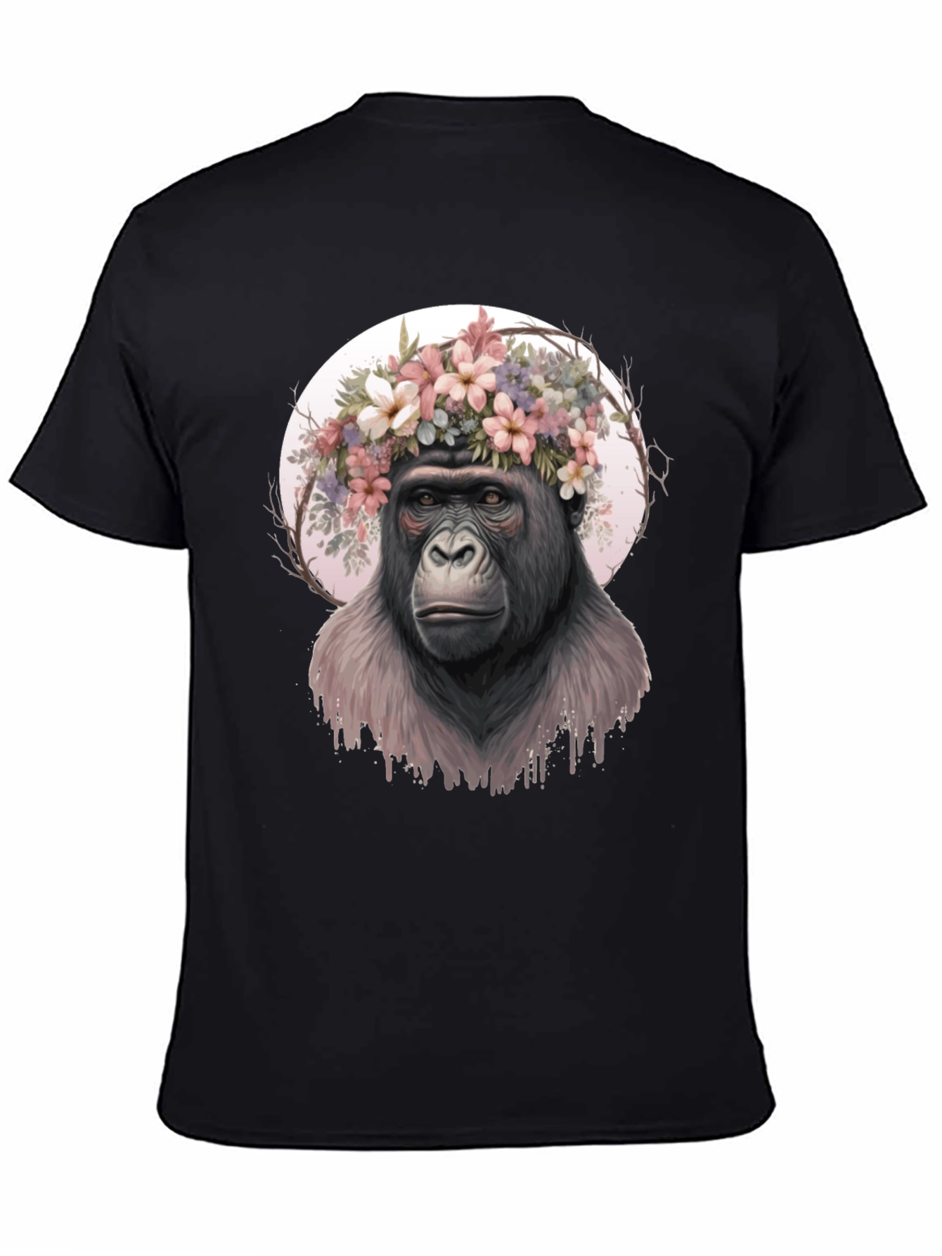 Gorilla Flower Crown Graphic Tee