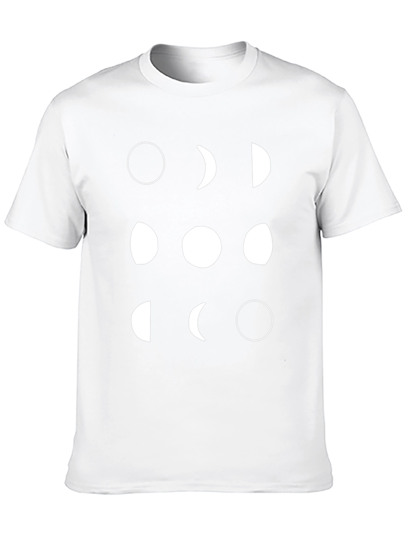 Lunar Phase T-Shirt - Black Graphic Tee