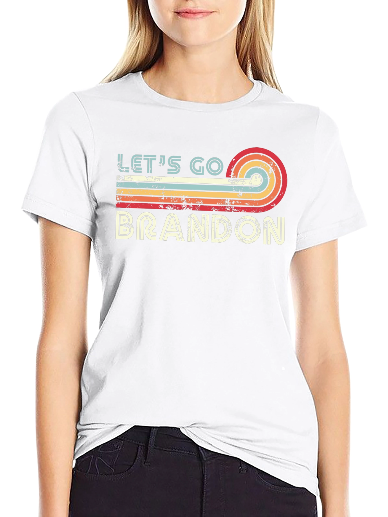 Lets Go Brandon Retro T-Shirt