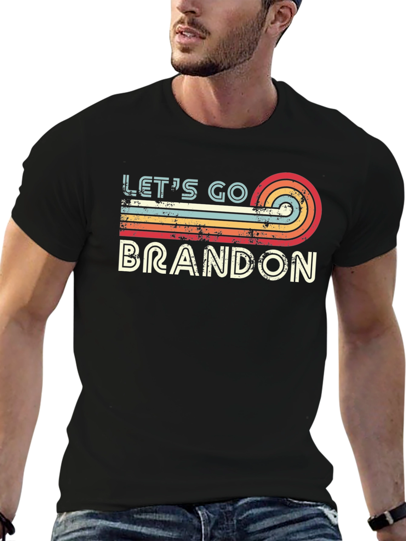 Lets Go Brandon Retro T-Shirt