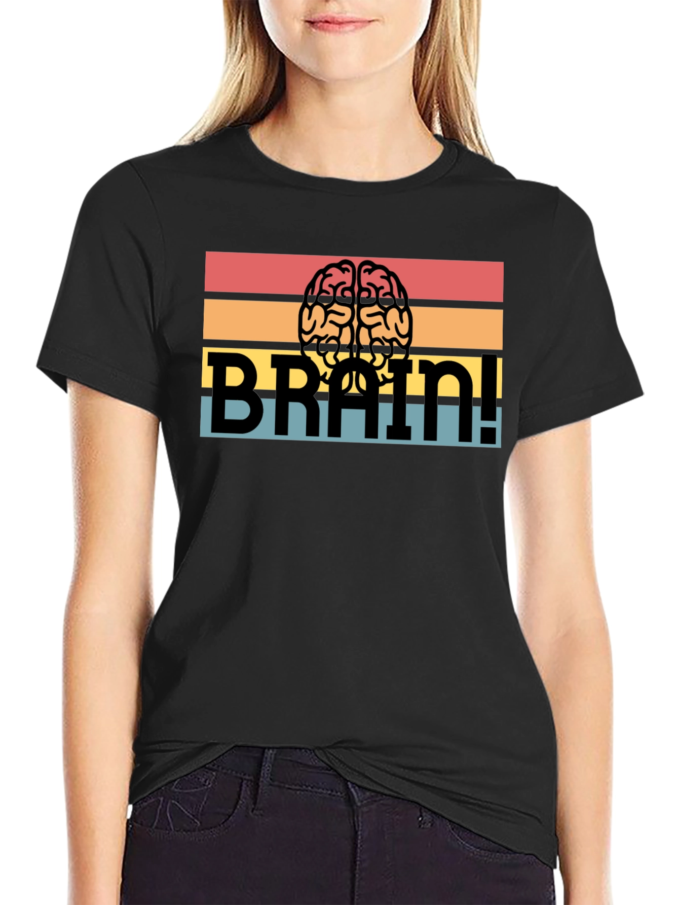 Brain! Graphic T-Shirt - Retro Design